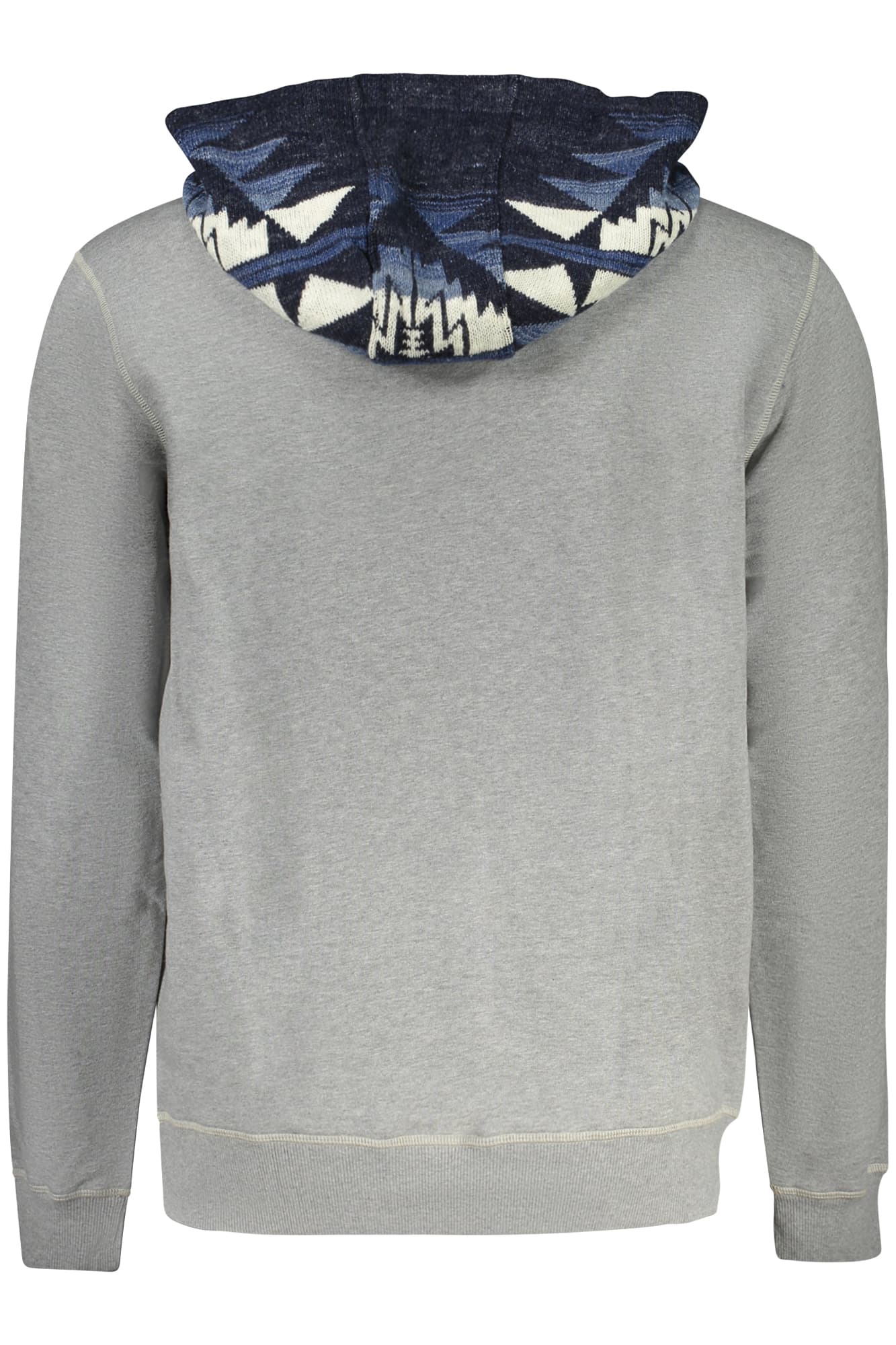 GUESS JEANS FELPA SENZA ZIP UOMO GRIGIO - Miniatura 2