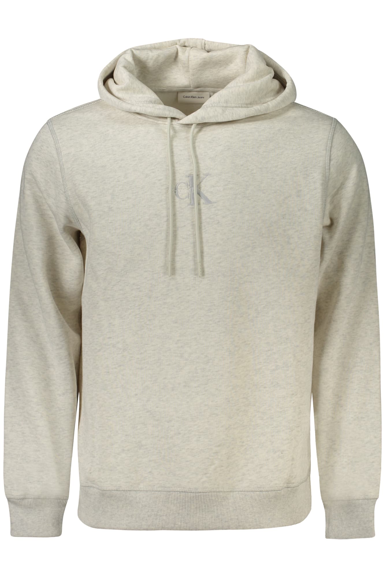 CALVIN KLEIN FELPA SENZA ZIP UOMO GRIGIO - Immagine 1