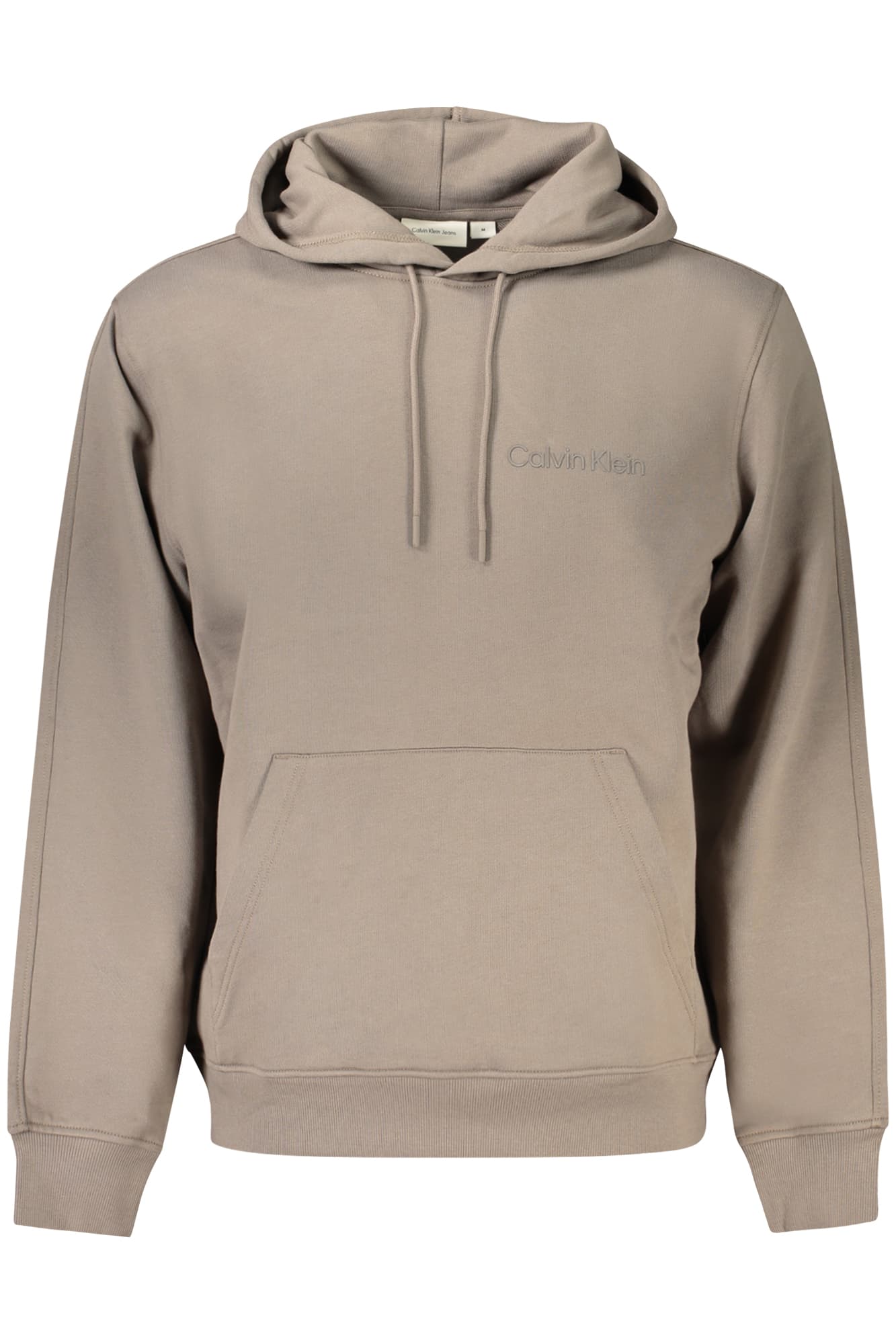 CALVIN KLEIN FELPA SENZA ZIP UOMO MARRONE - Immagine 1