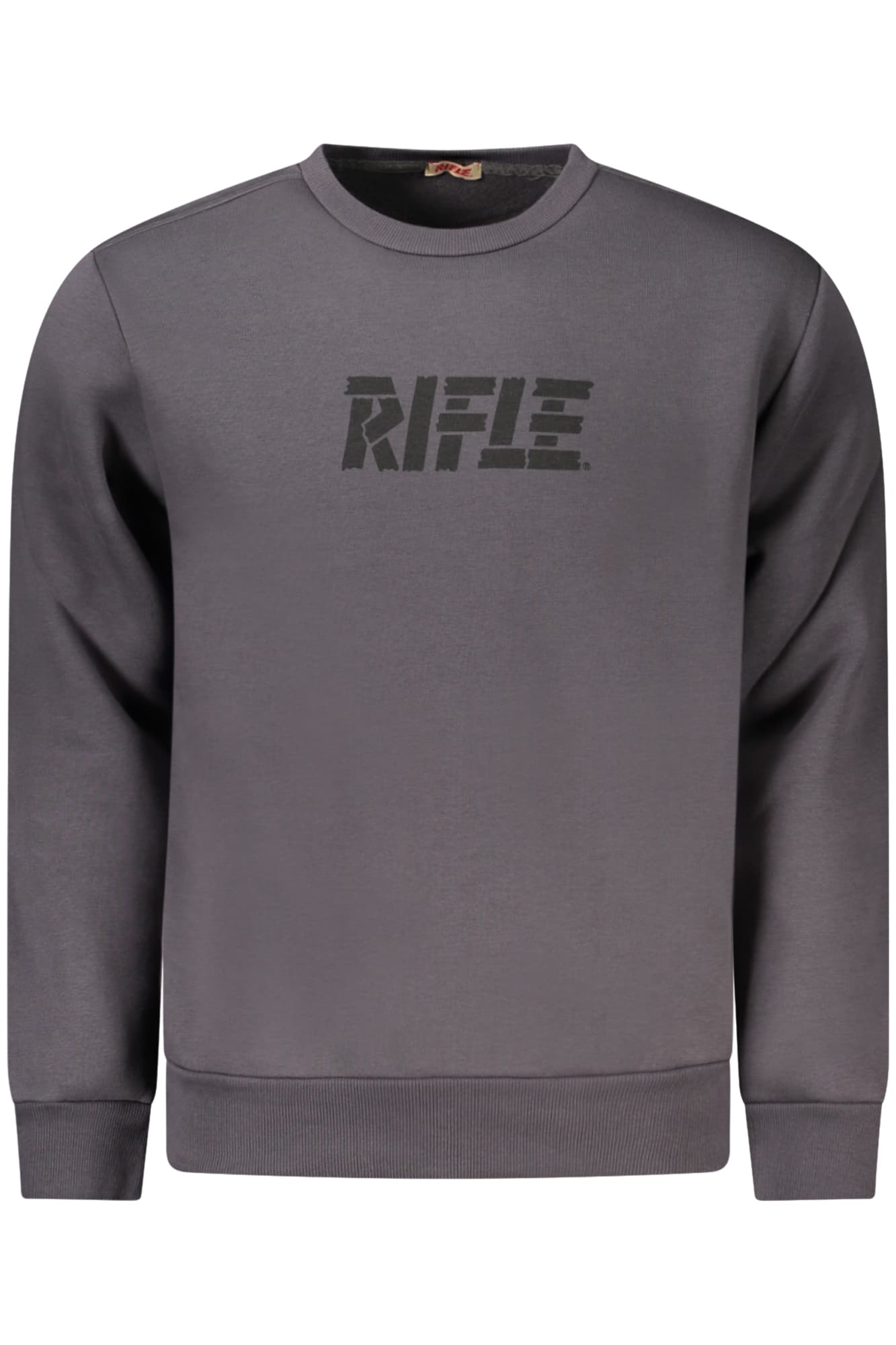 RIFLE FELPA SENZA ZIP UOMO GRIGIO - Immagine 1