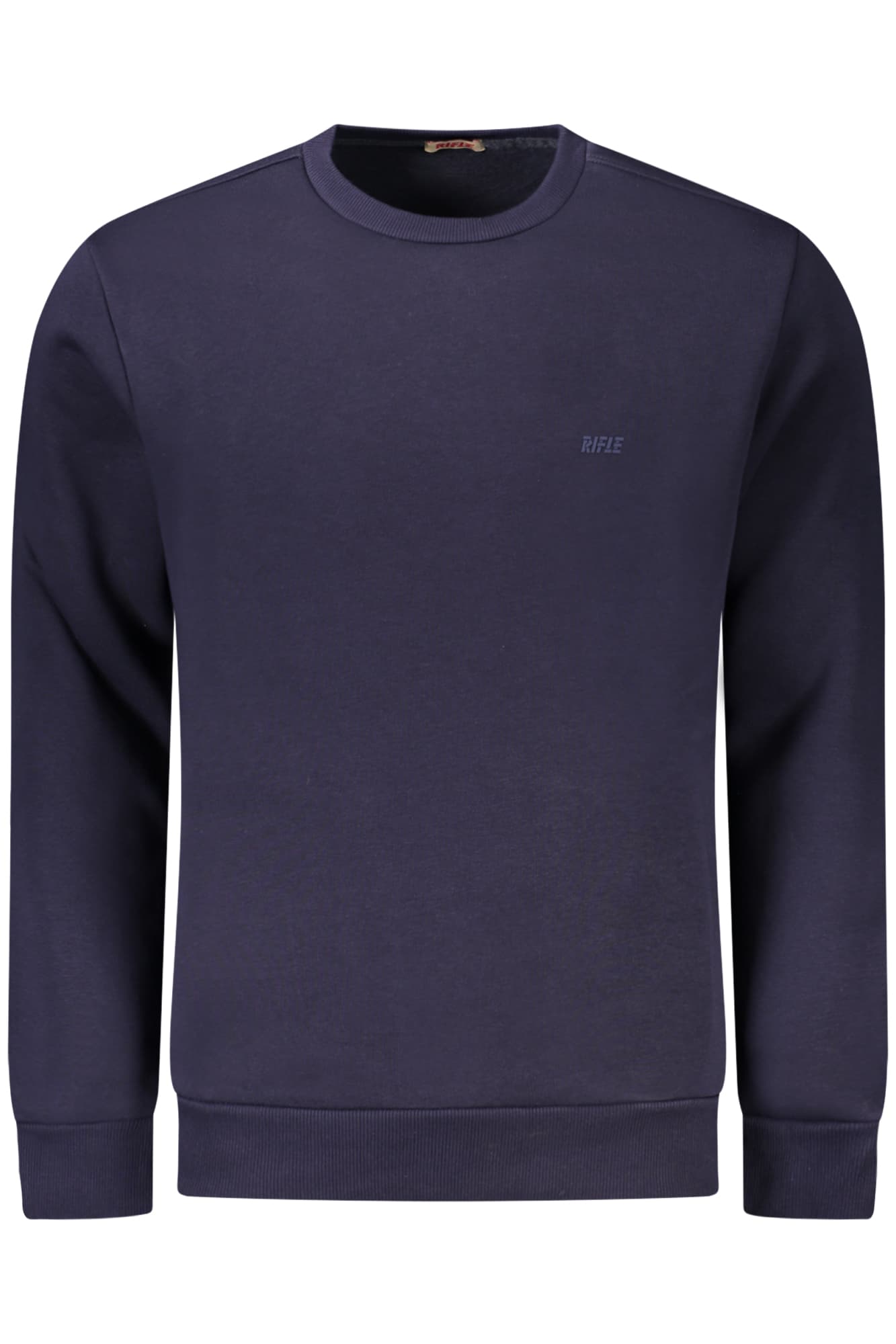 RIFLE FELPA SENZA ZIP UOMO BLU - Immagine 1