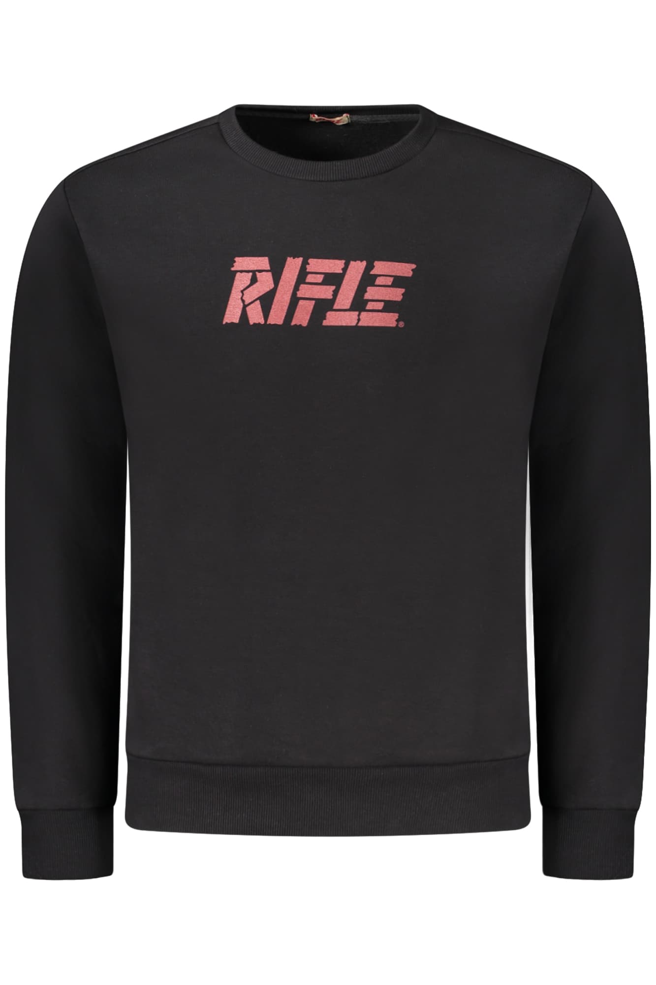 RIFLE FELPA SENZA ZIP UOMO NERO - Immagine principale