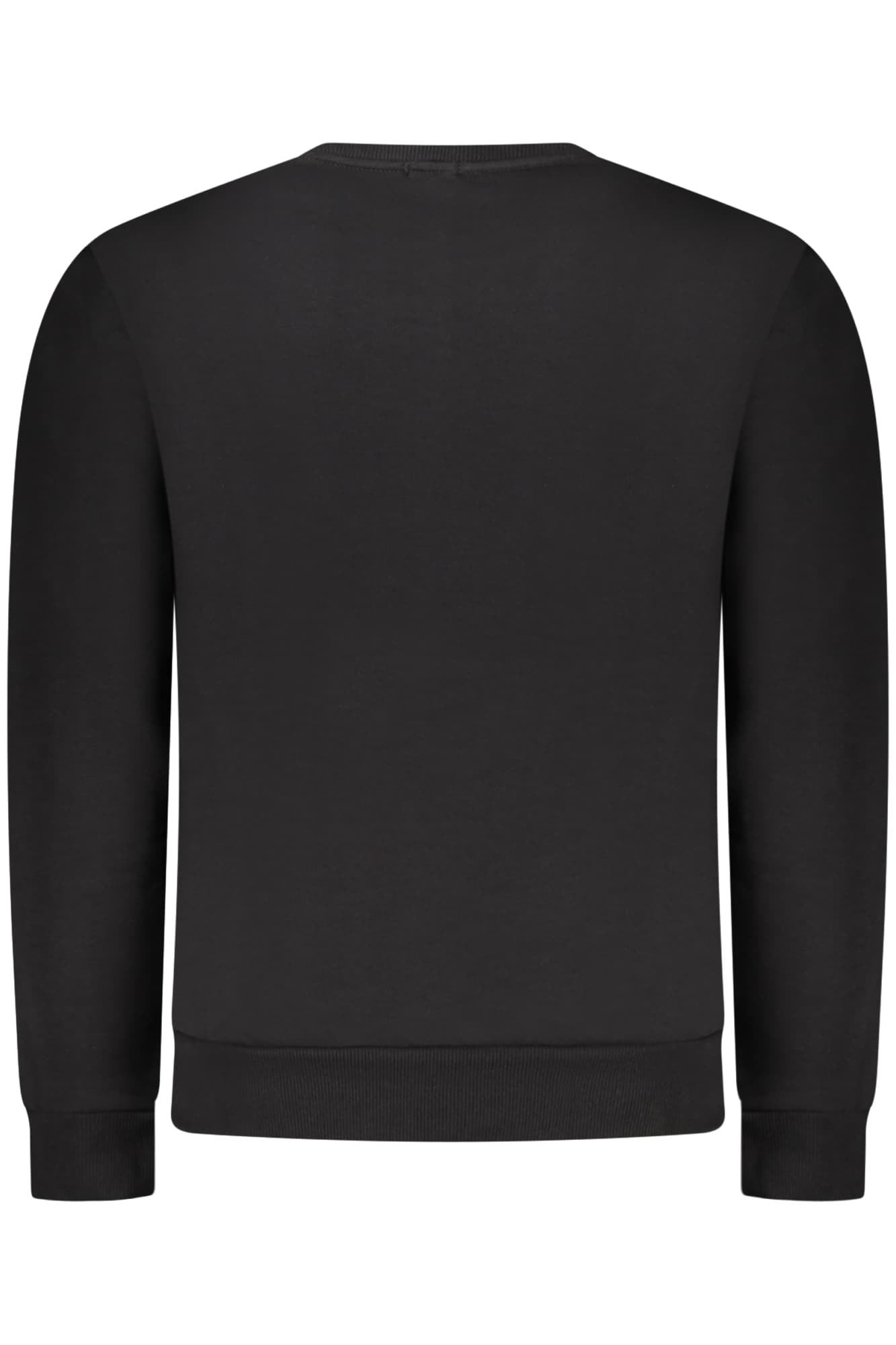 RIFLE FELPA SENZA ZIP UOMO NERO - Miniatura 2