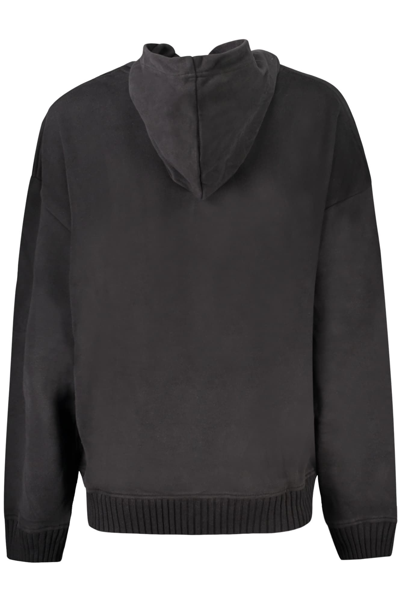 CALVIN KLEIN FELPA SENZA ZIP DONNA NERO - Miniatura 2