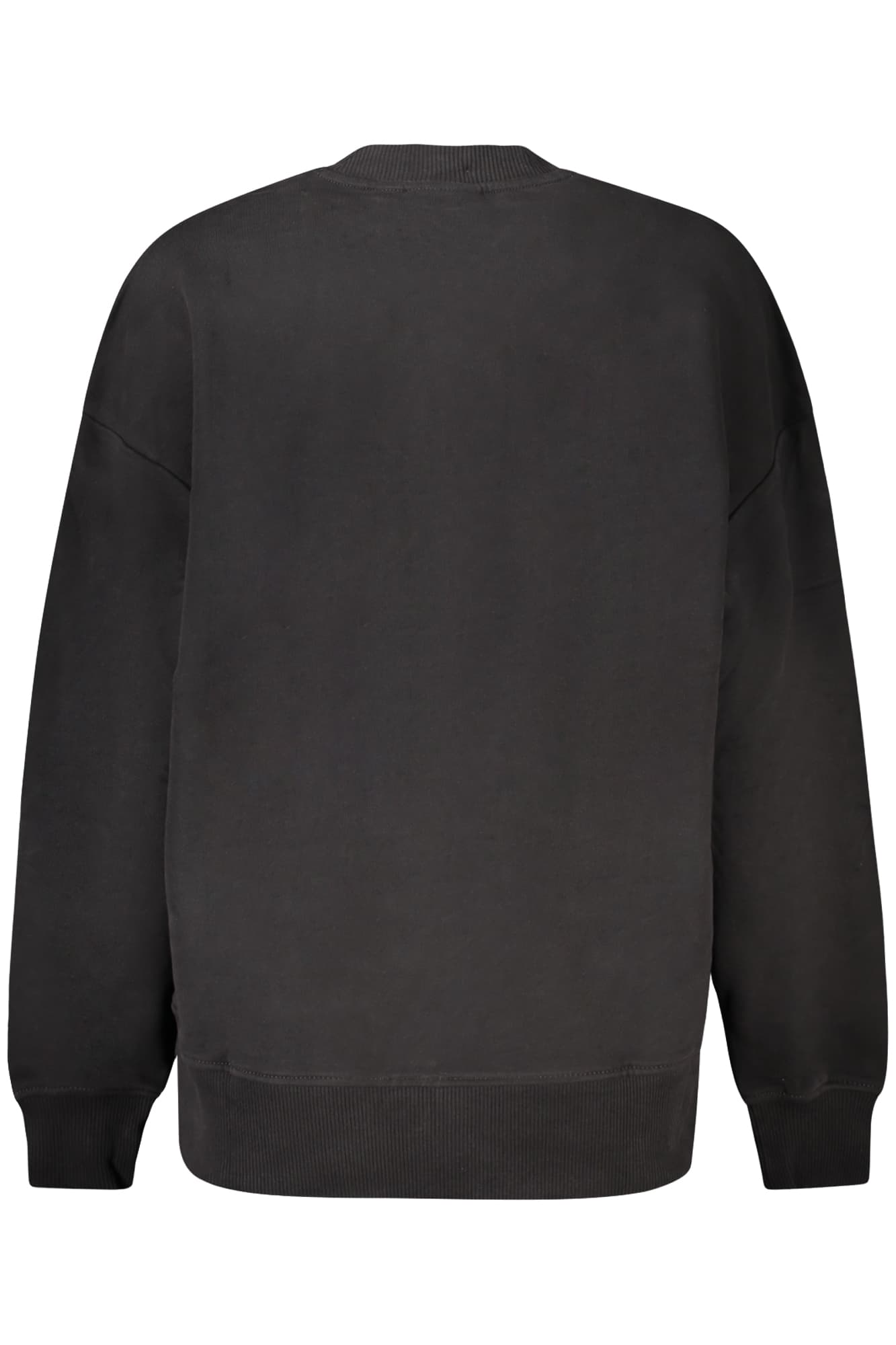 CALVIN KLEIN FELPA SENZA ZIP DONNA NERO - Miniatura 2