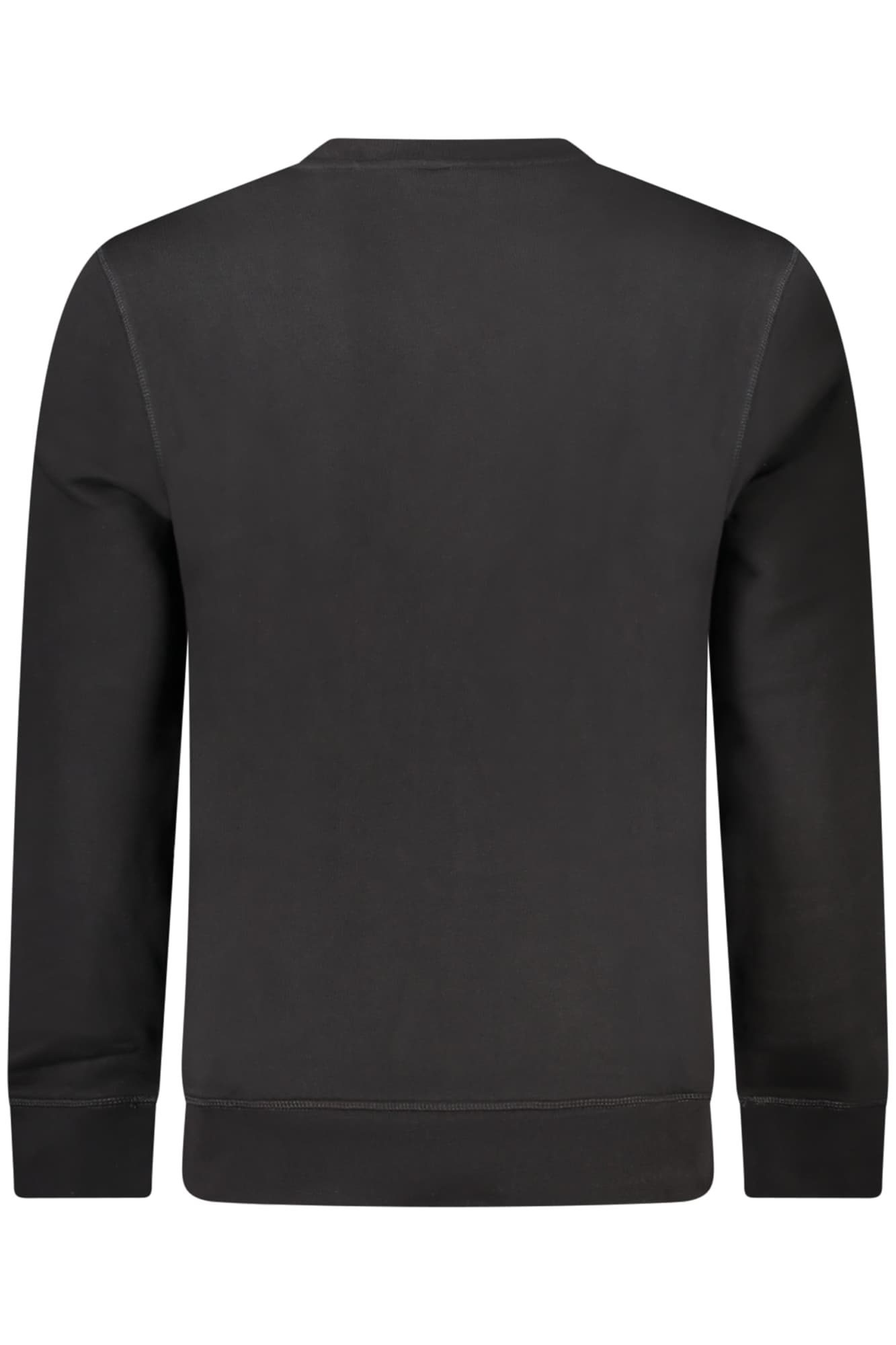 HUGO BOSS FELPA SENZA ZIP UOMO NERO - Miniatura 2