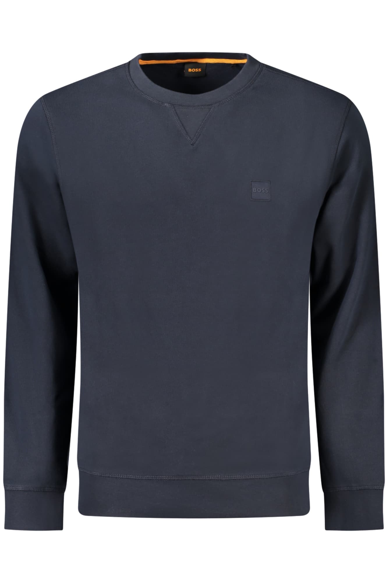 HUGO BOSS FELPA SENZA ZIP UOMO BLU - Immagine 1