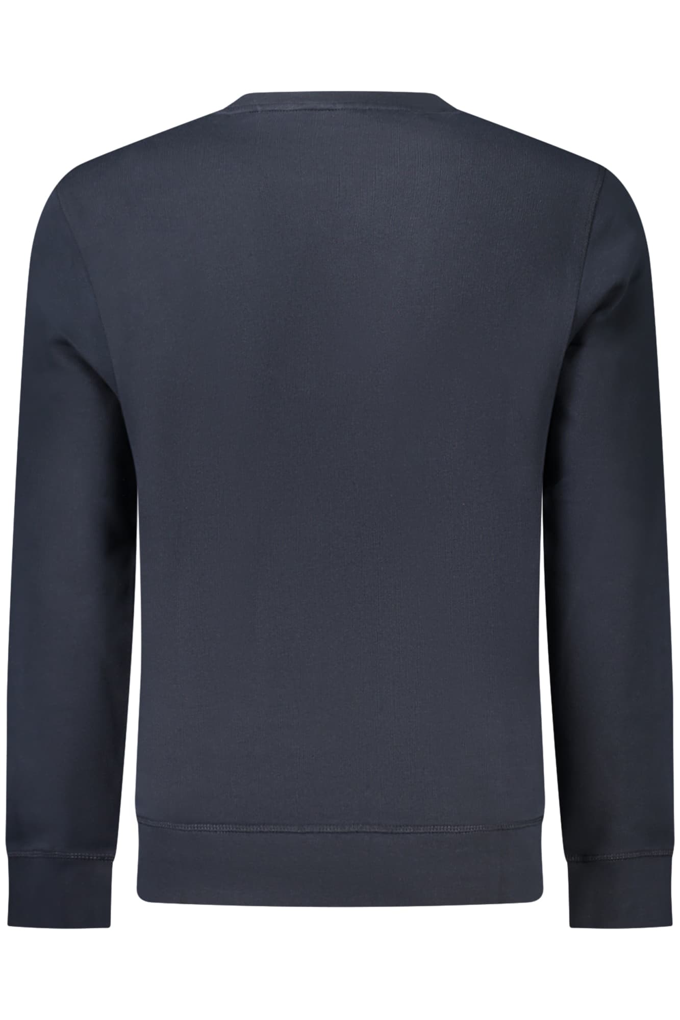 HUGO BOSS FELPA SENZA ZIP UOMO BLU - Miniatura 2