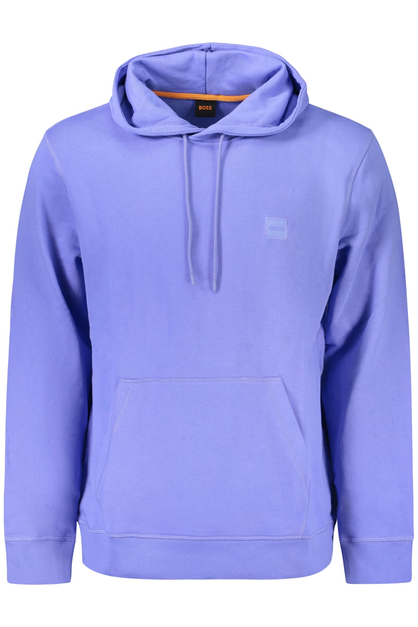 HUGO BOSS FELPA SENZA ZIP UOMO BLU - Immagine 1