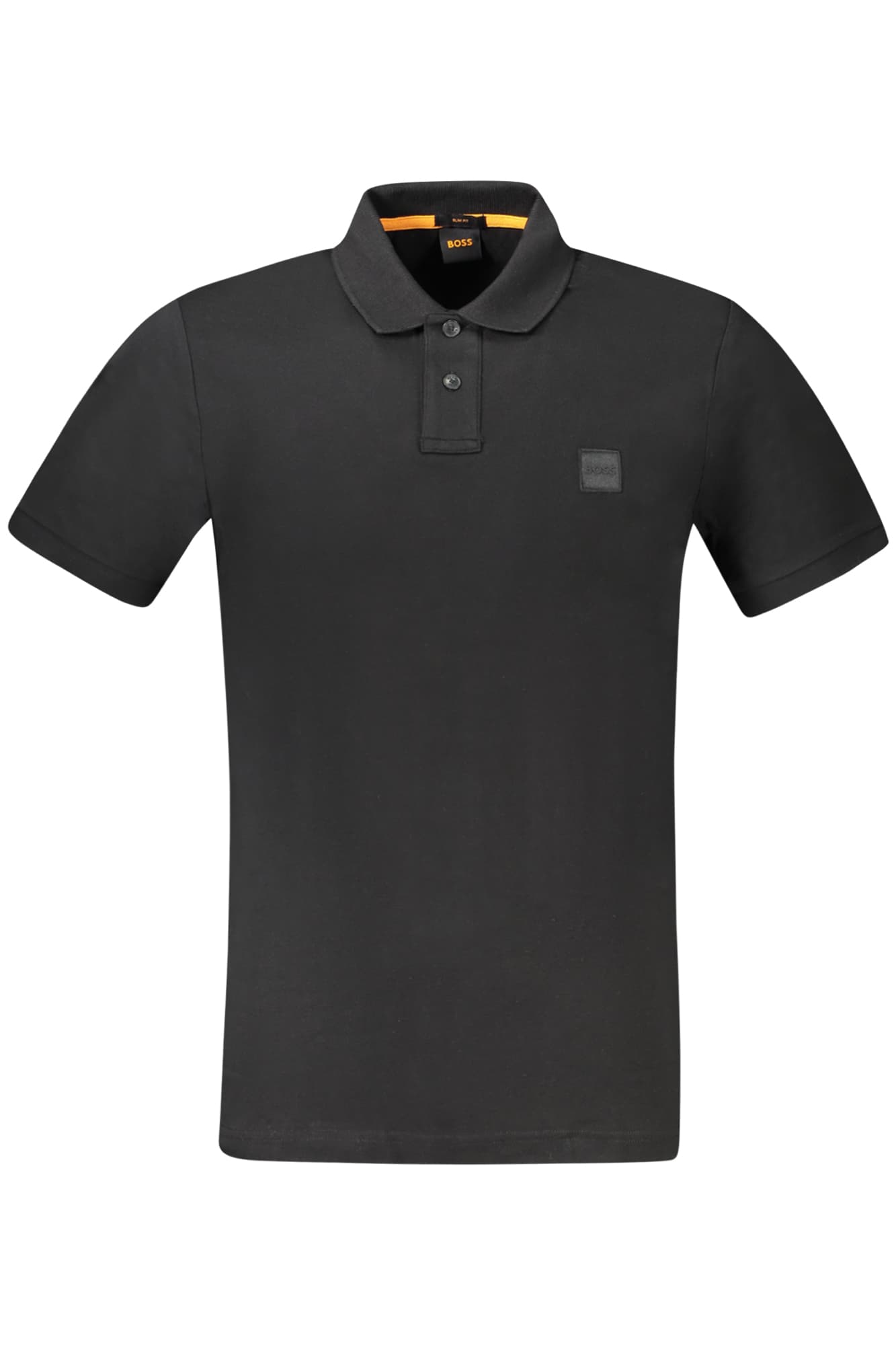HUGO BOSS POLO MANICHE CORTE UOMO NERO - Immagine 1