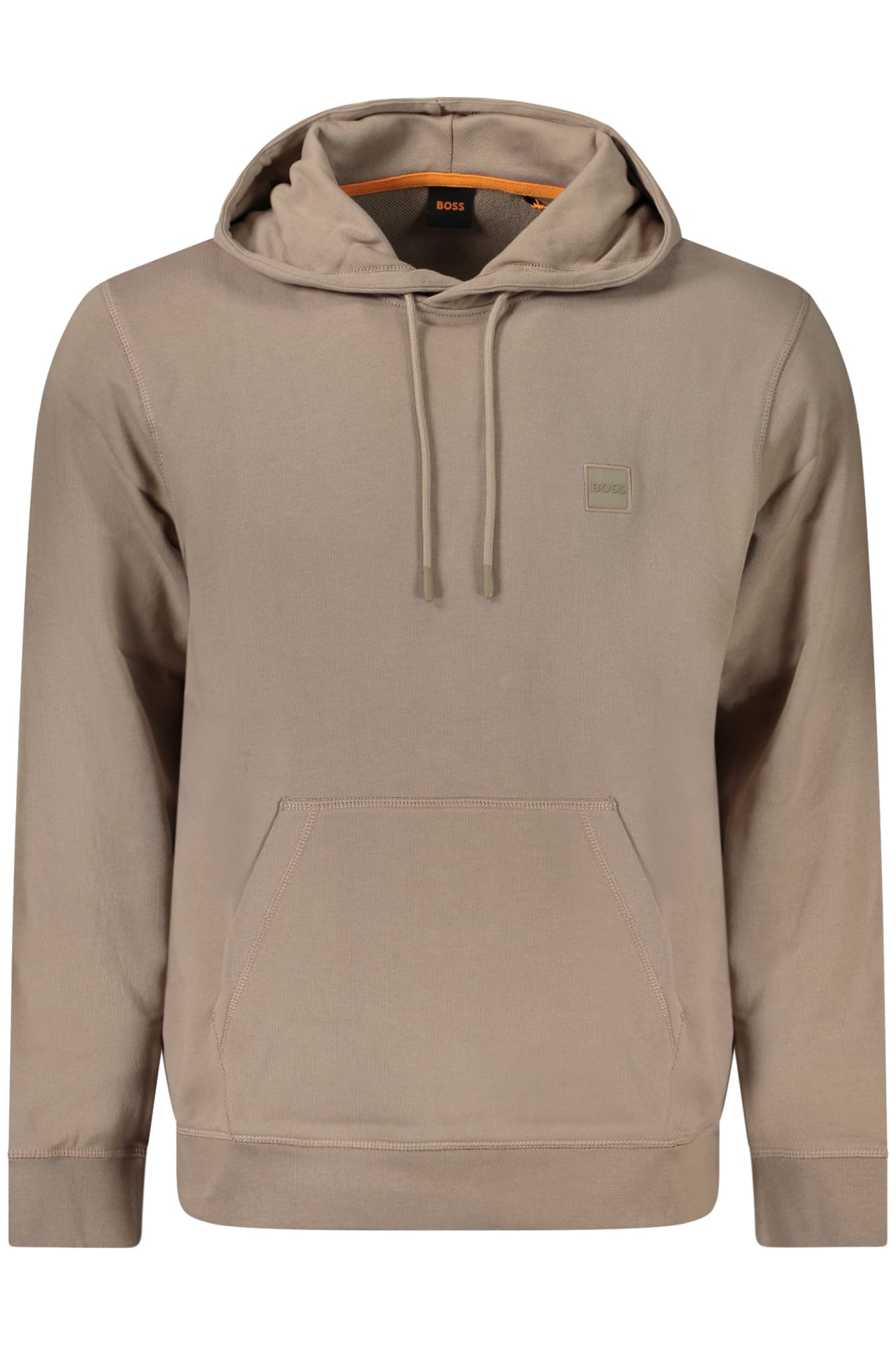 HUGO BOSS FELPA SENZA ZIP UOMO MARRONE - Immagine 1