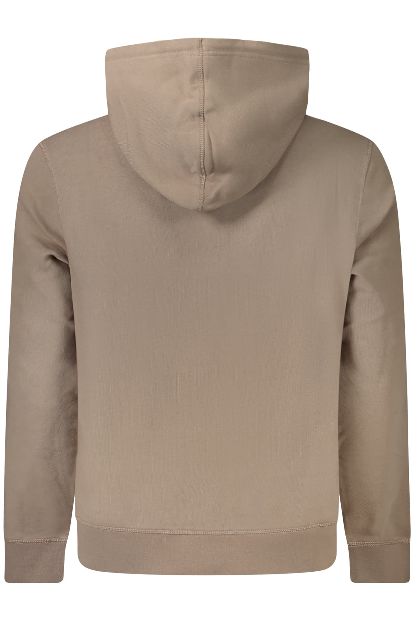HUGO BOSS FELPA SENZA ZIP UOMO MARRONE - Miniatura 2