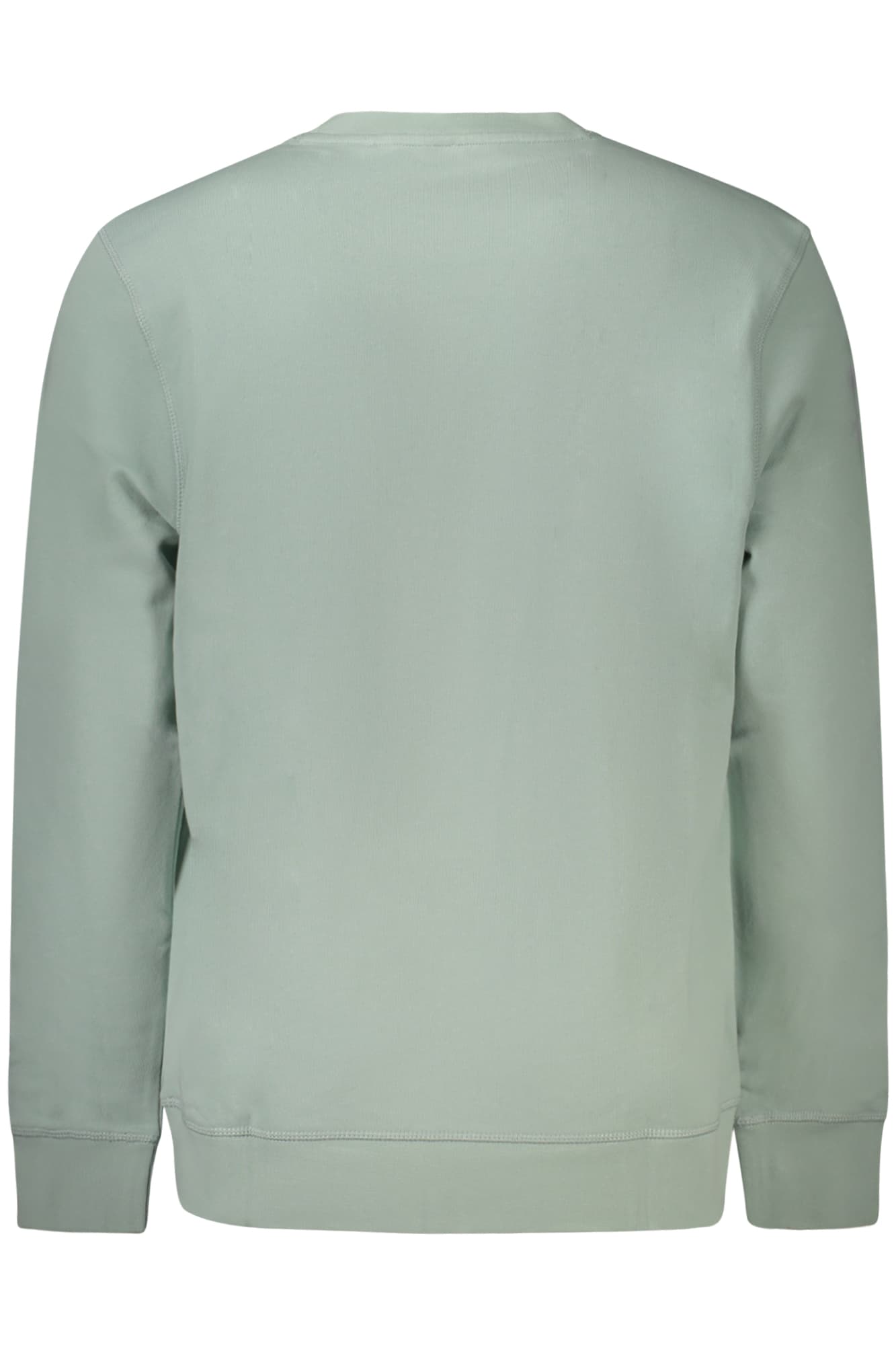 HUGO BOSS FELPA SENZA ZIP UOMO VERDE - Miniatura 2