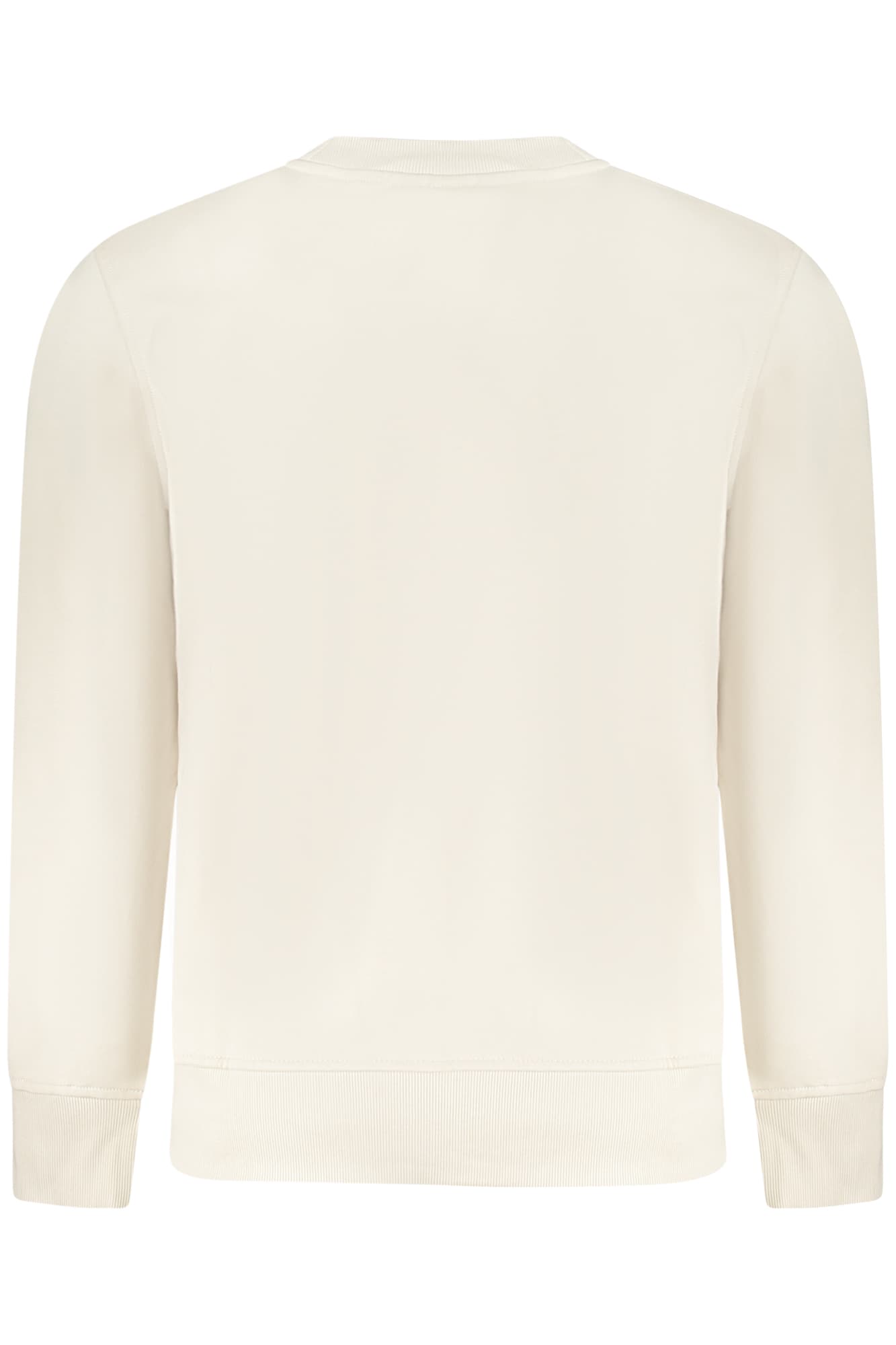 CALVIN KLEIN FELPA SENZA ZIP UOMO BEIGE - Miniatura 2