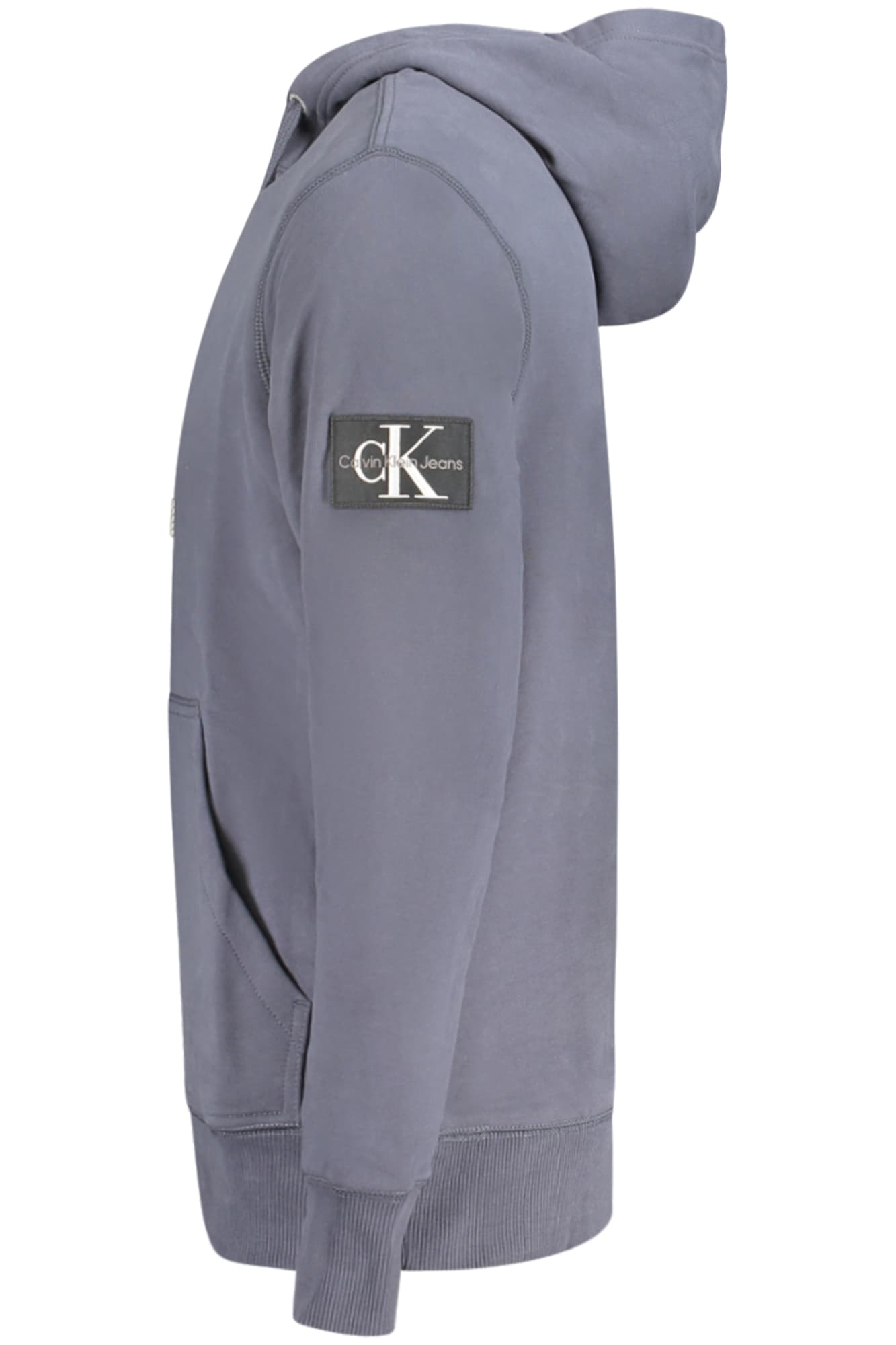 CALVIN KLEIN FELPA SENZA ZIP UOMO BLU - Miniatura 3