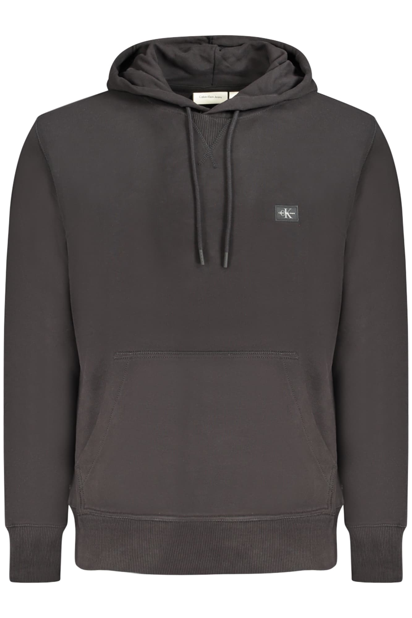 CALVIN KLEIN FELPA SENZA ZIP UOMO NERO - Immagine principale