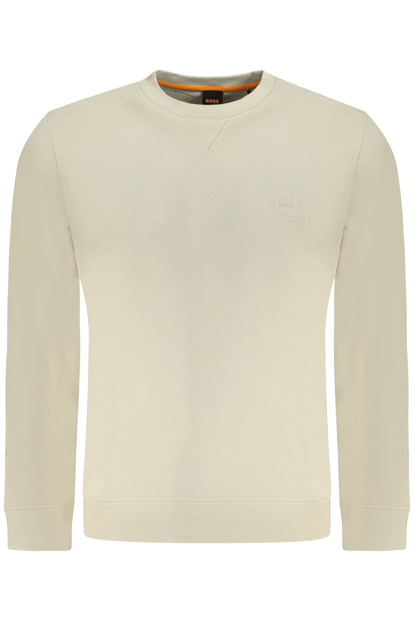 HUGO BOSS FELPA SENZA ZIP UOMO BEIGE - Immagine 1