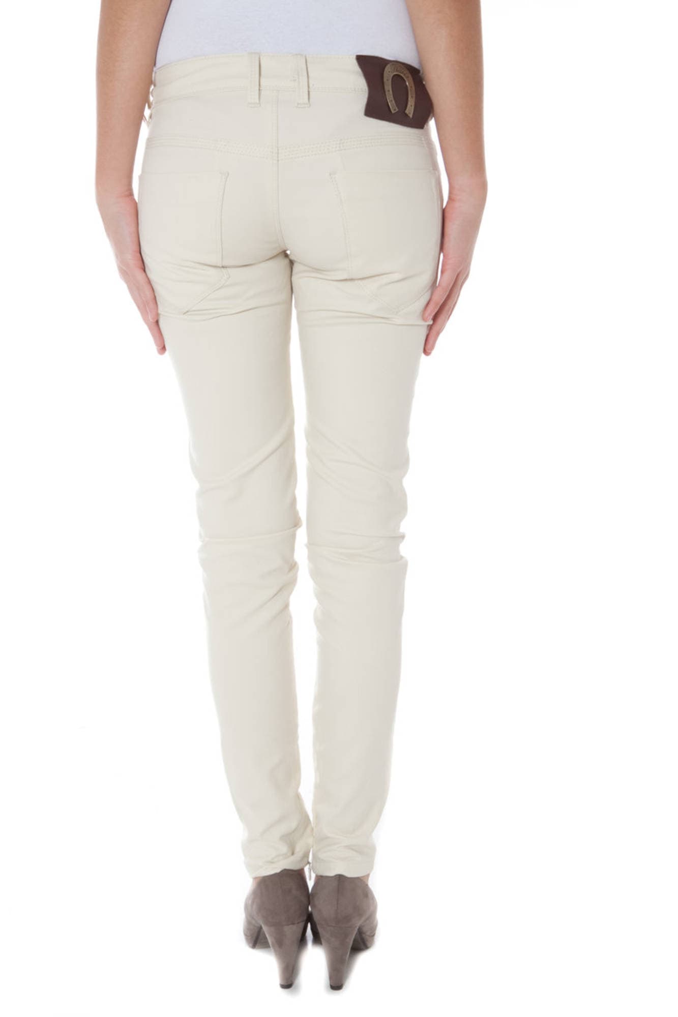 PHARD PANTALONE DONNA BEIGE - Miniatura 2