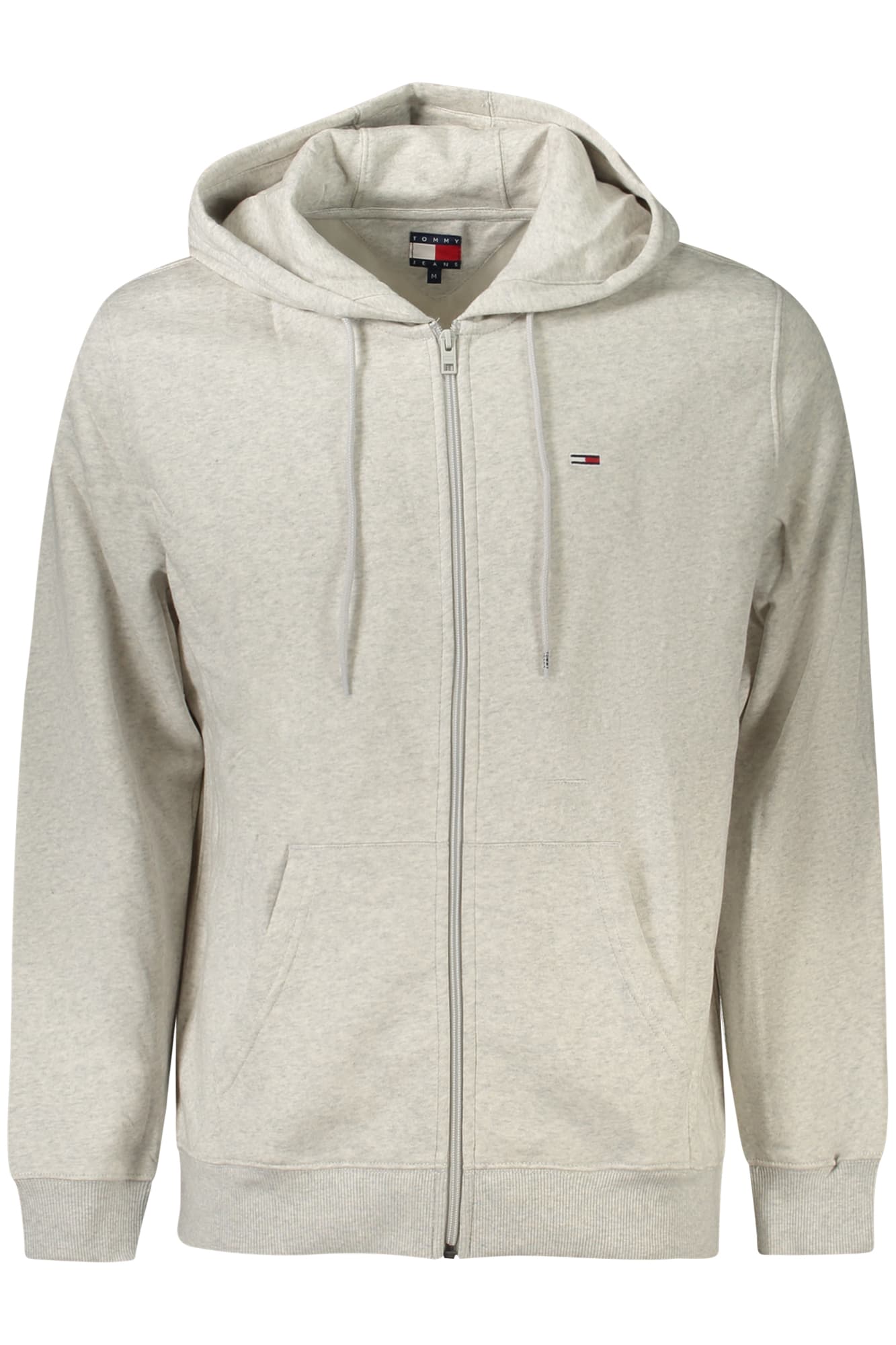 TOMMY HILFIGER FELPA CON ZIP UOMO GRIGIO - Immagine principale