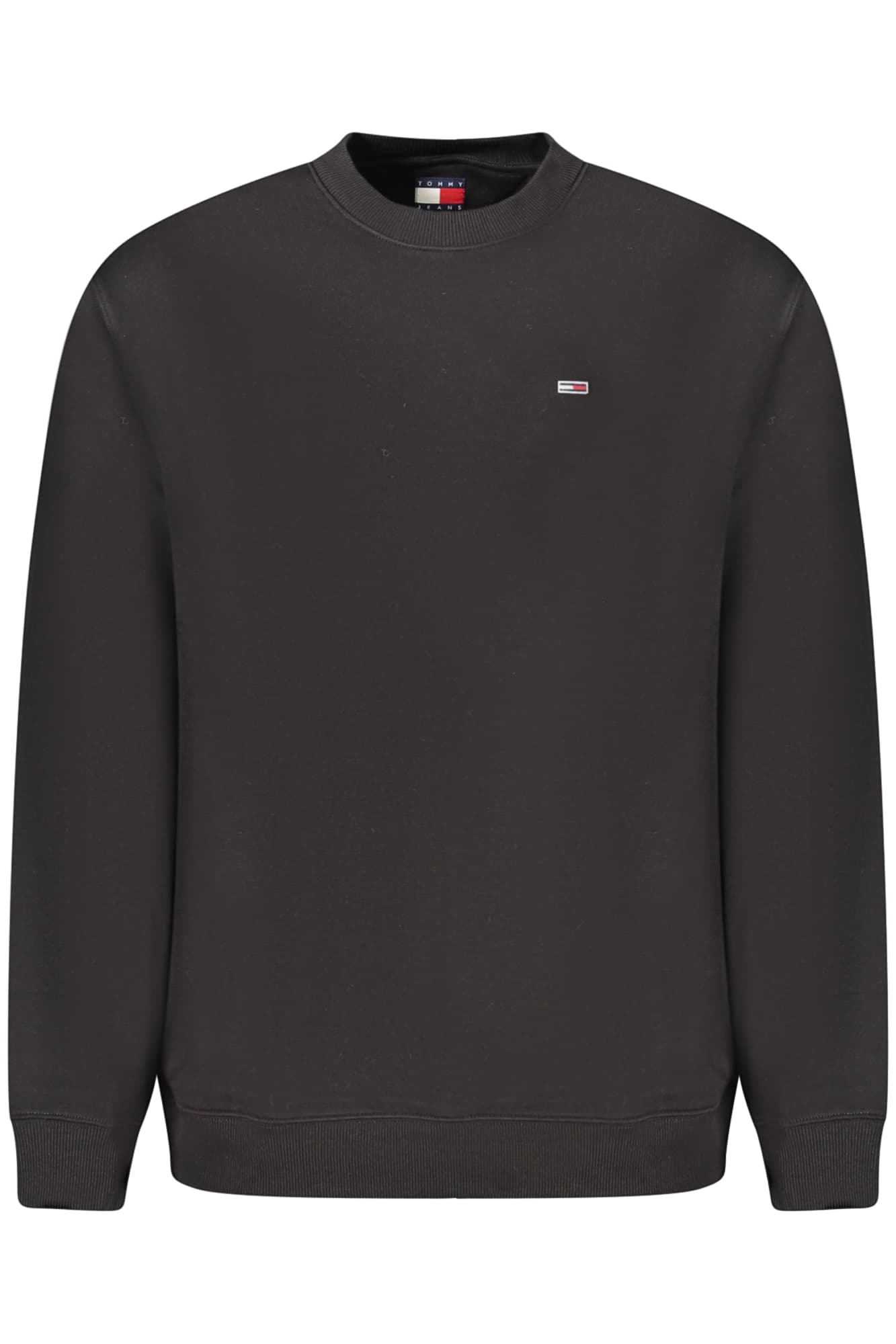 TOMMY HILFIGER FELPA SENZA ZIP UOMO NERO - Immagine principale