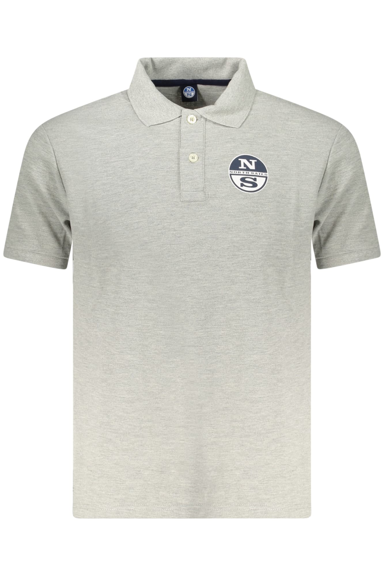 NORTH SAILS POLO MANICHE CORTE UOMO GRIGIO - Immagine 1
