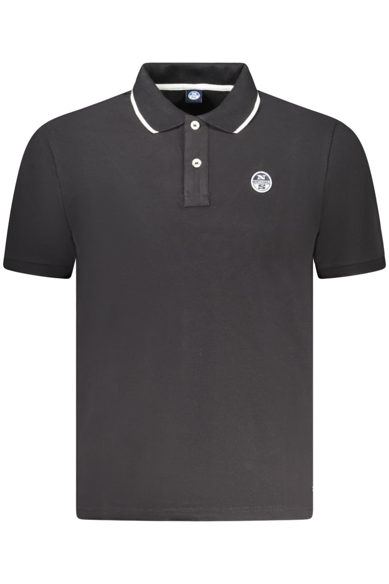 NORTH SAILS POLO MANICHE CORTE UOMO NERO - Immagine 1