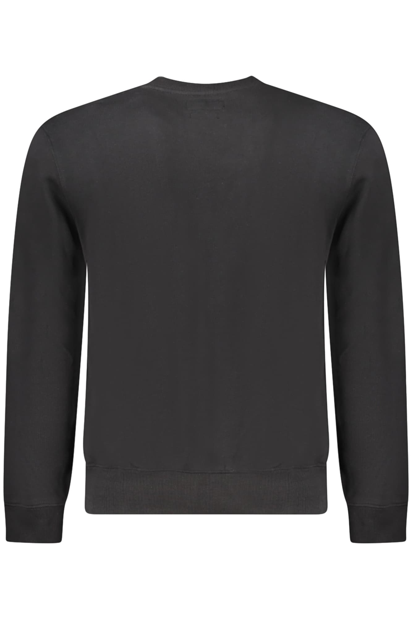 GUESS JEANS FELPA SENZA ZIP UOMO NERO - Miniatura 3