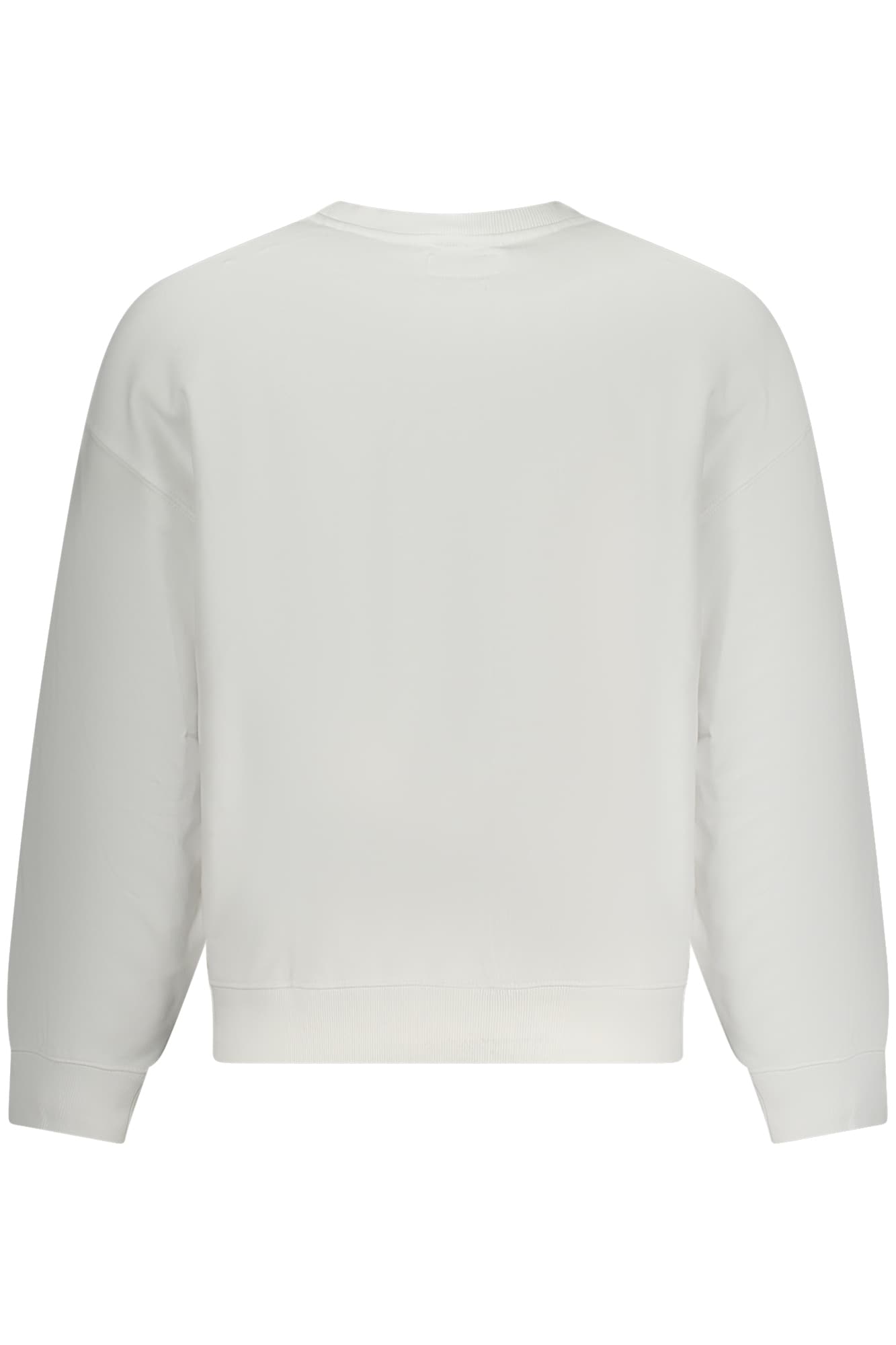 GUESS JEANS FELPA SENZA ZIP UOMO BIANCO - Miniatura 3