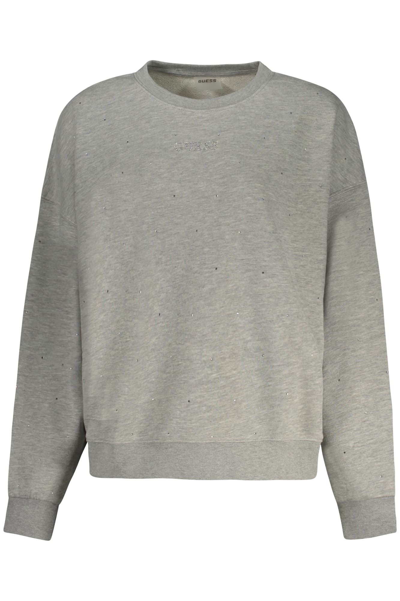 GUESS JEANS FELPA SENZA ZIP DONNA GRIGIO - Immagine principale