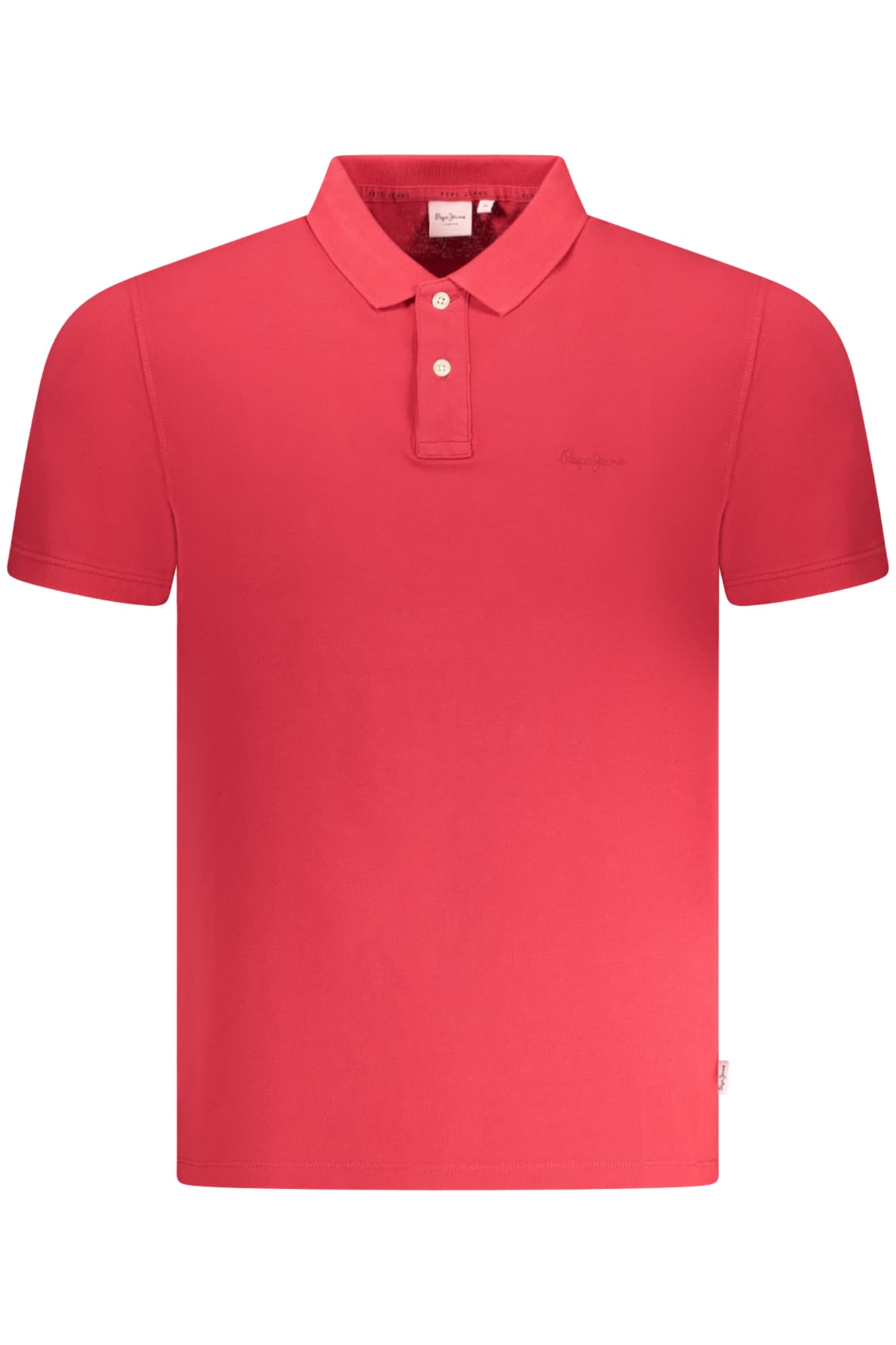PEPE JEANS POLO MANICHE CORTE UOMO ROSSO - Immagine 1