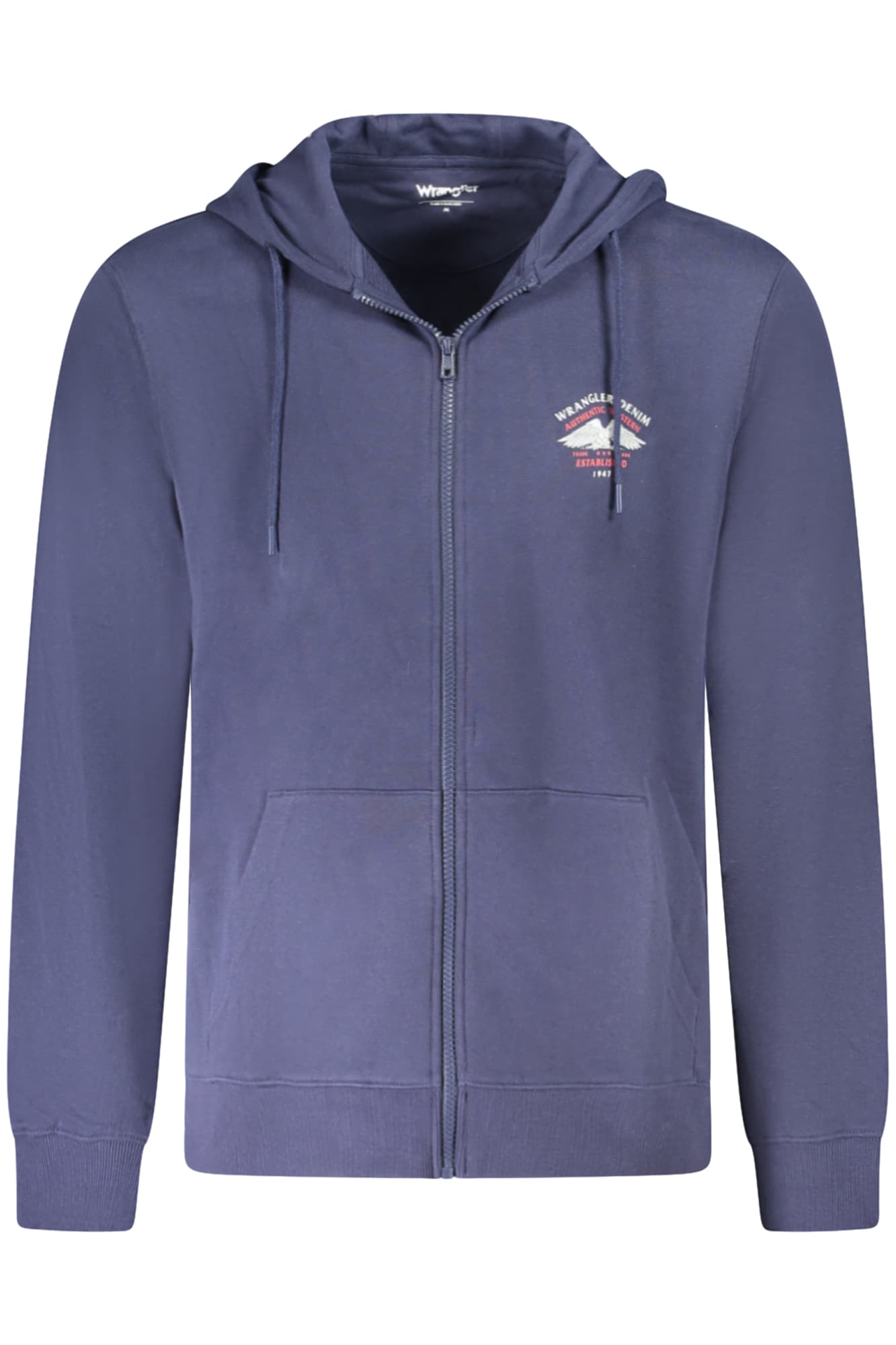 WRANGLER FELPA CON ZIP UOMO BLU - Immagine principale