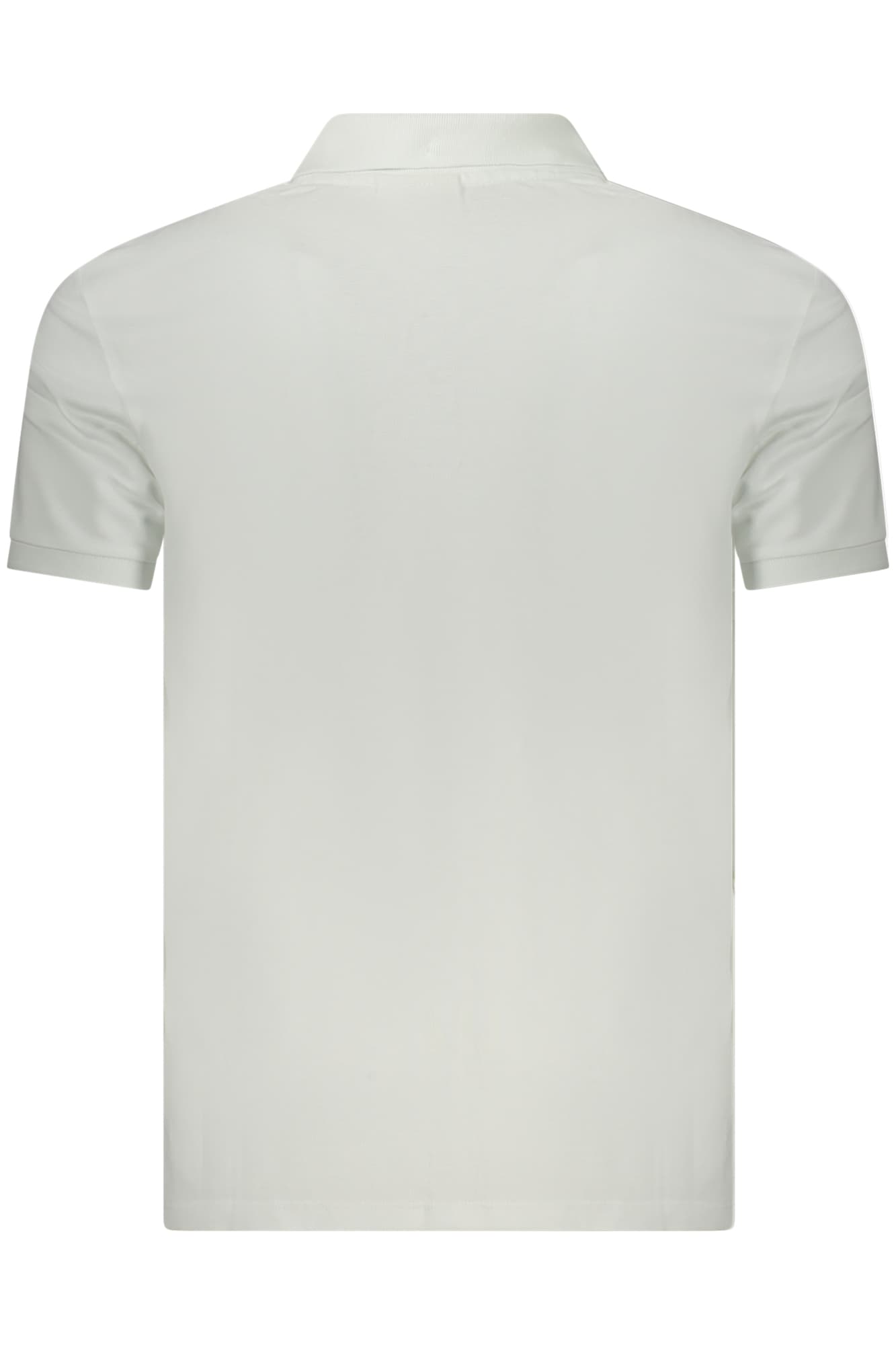 CALVIN KLEIN POLO MANICHE CORTE UOMO BIANCO - Miniatura 2