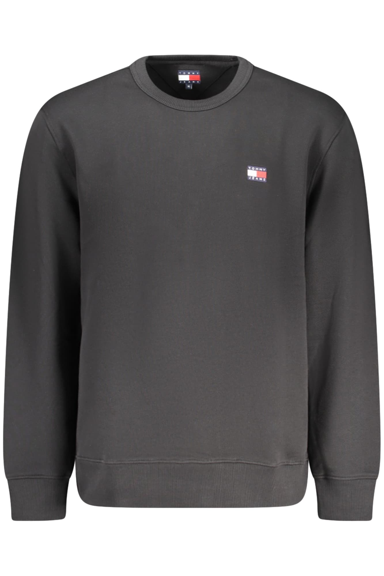 TOMMY HILFIGER FELPA SENZA ZIP UOMO NERO - Immagine principale