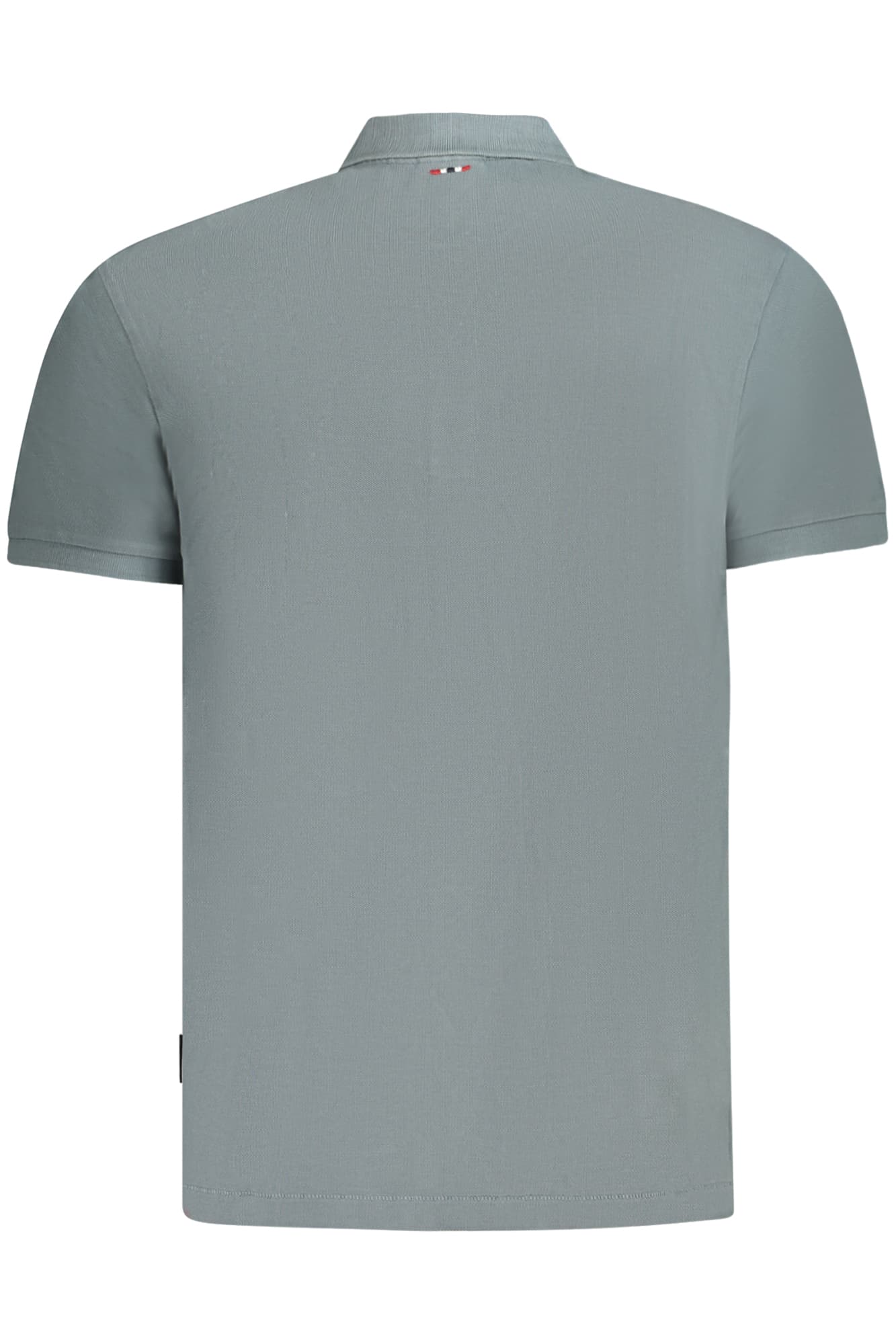 NAPAPIJRI POLO MANICHE CORTE UOMO GRIGIO - Miniatura 2