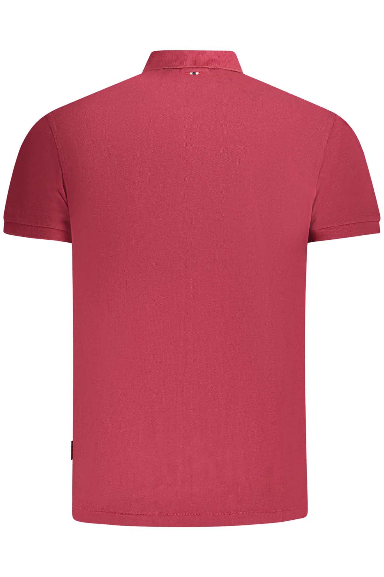 NAPAPIJRI POLO MANICHE CORTE UOMO ROSSO - Miniatura 2