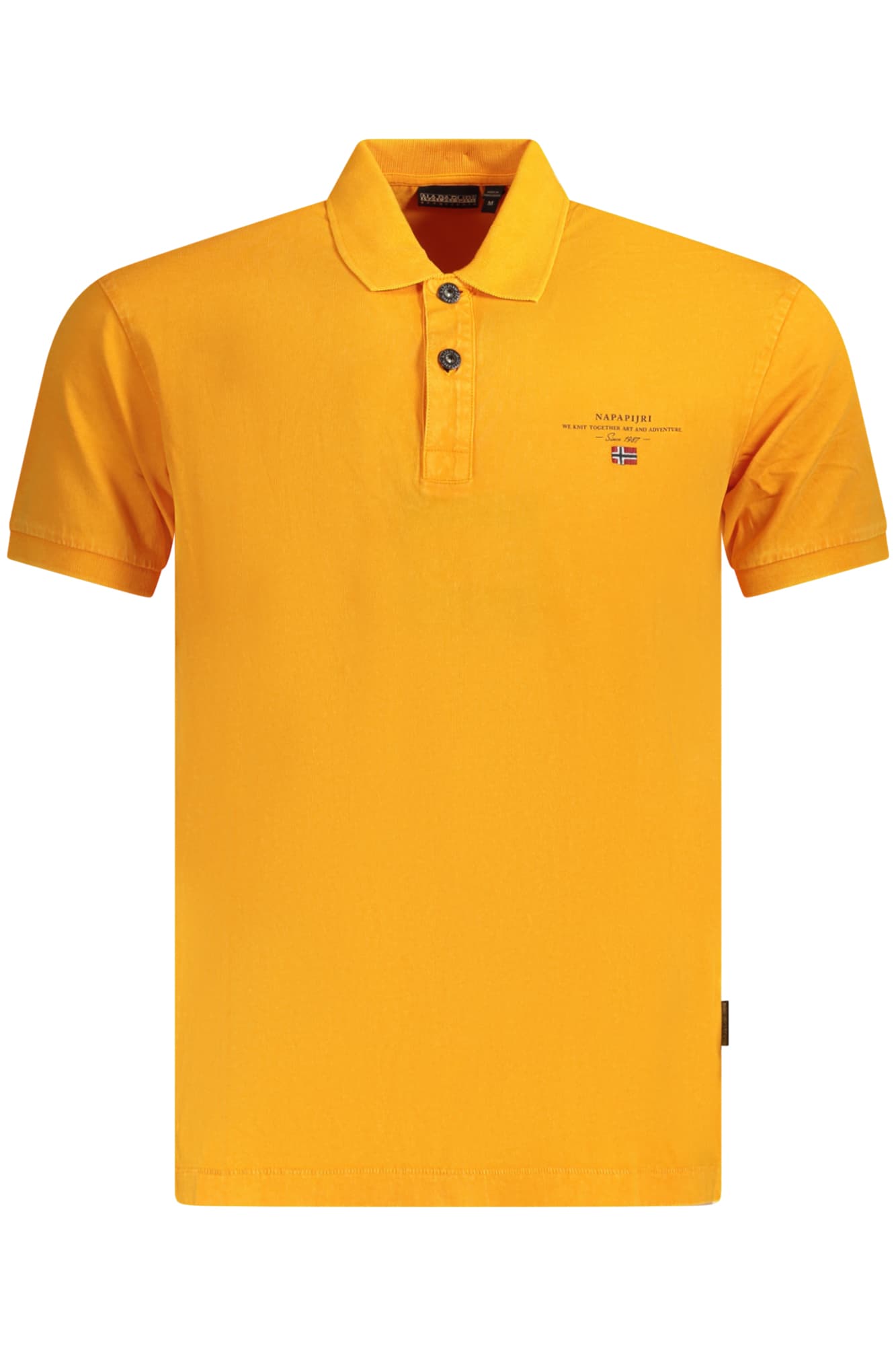 NAPAPIJRI POLO MANICHE CORTE UOMO ARANCIO - Immagine principale