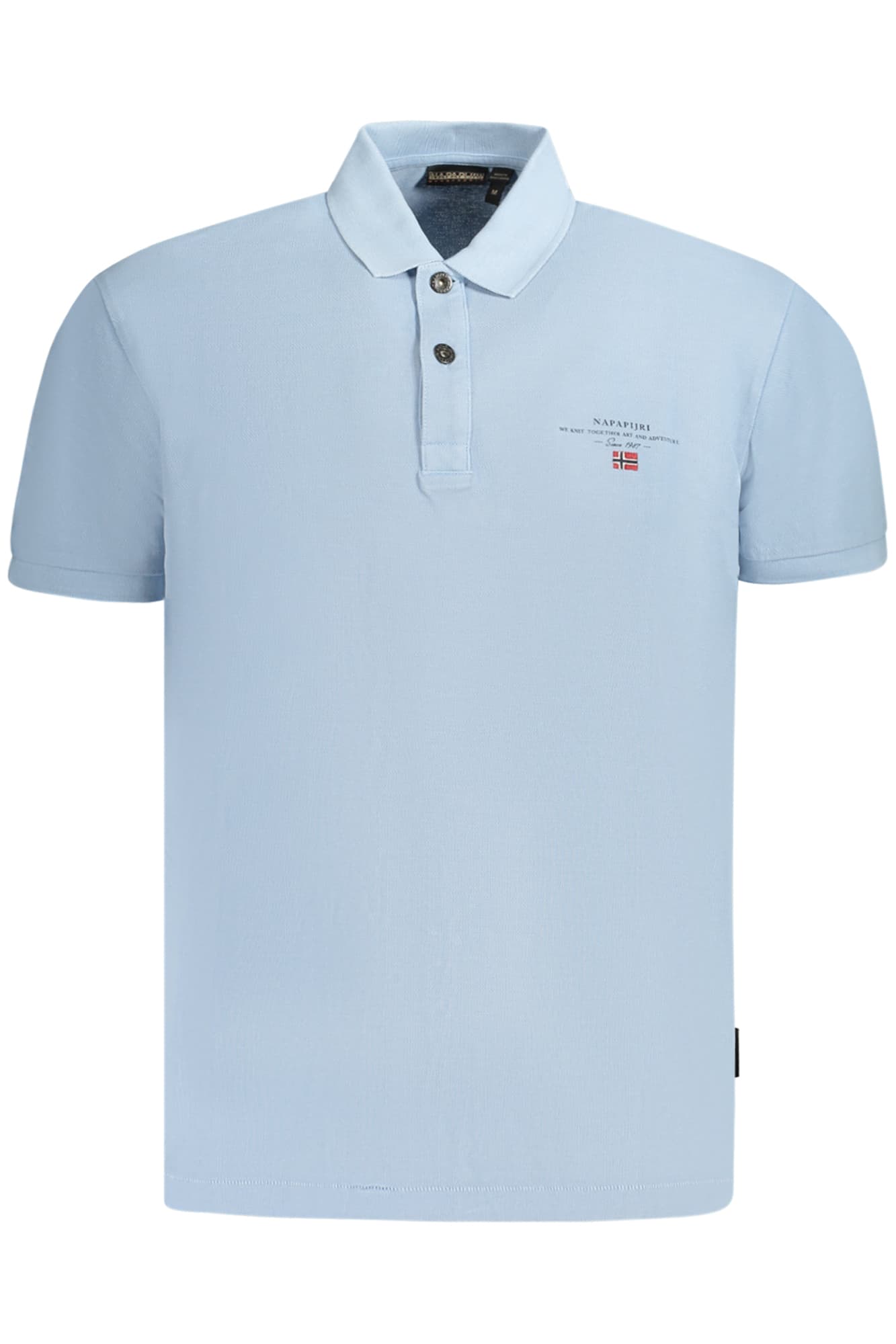 NAPAPIJRI POLO MANICHE CORTE UOMO AZZURRO - Immagine principale
