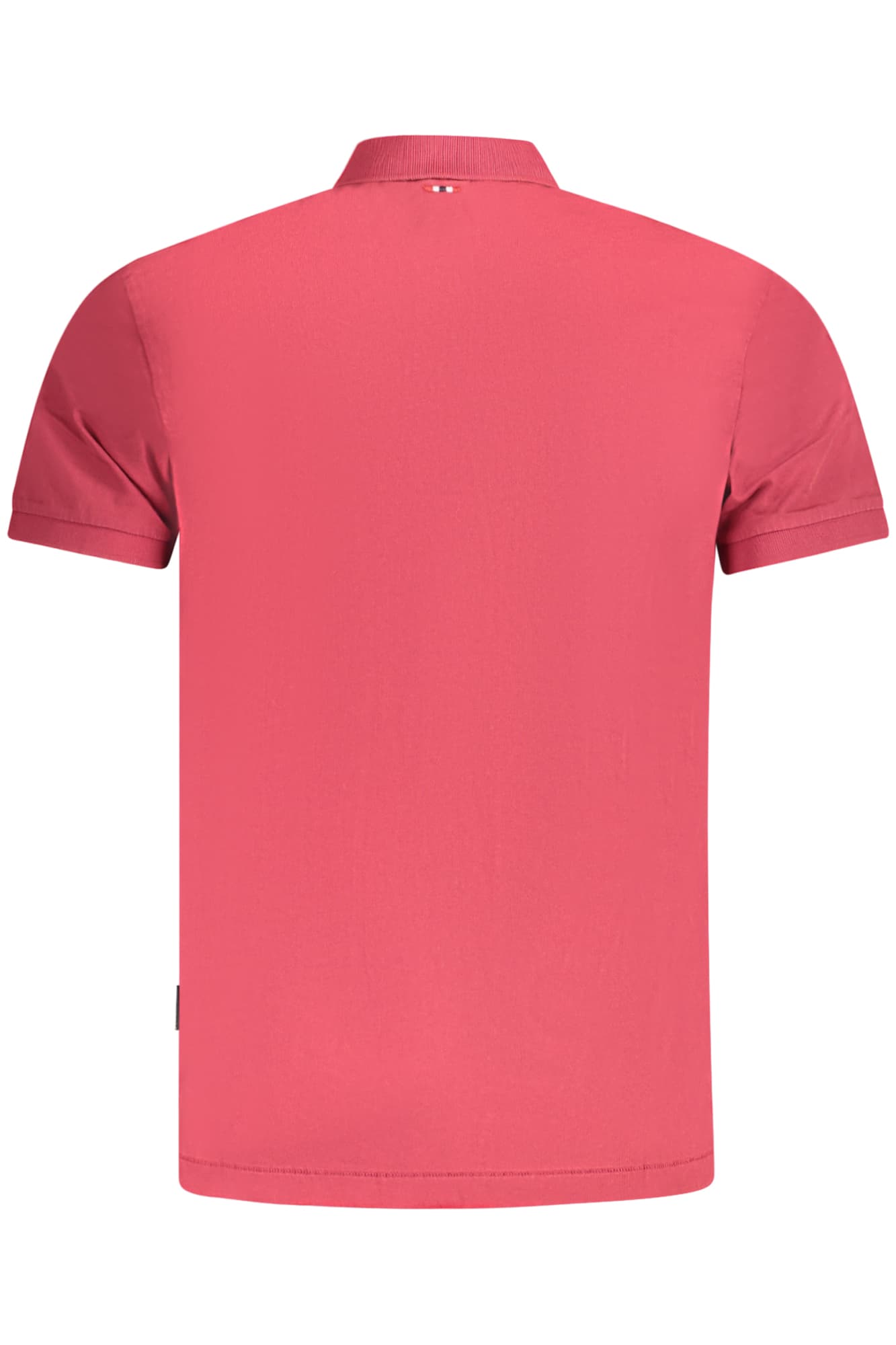 NAPAPIJRI POLO MANICHE CORTE UOMO ROSSO - Miniatura 2