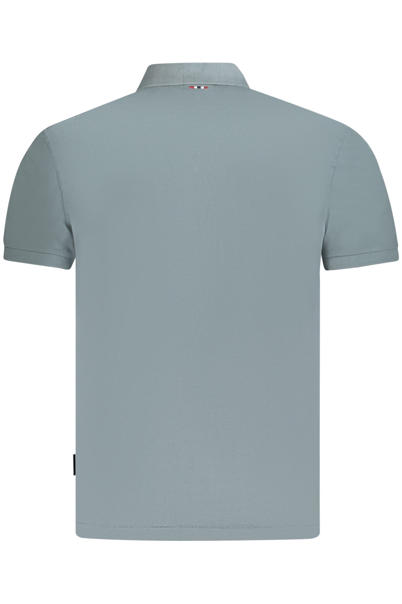 NAPAPIJRI POLO MANICHE CORTE UOMO GRIGIO - Miniatura 2
