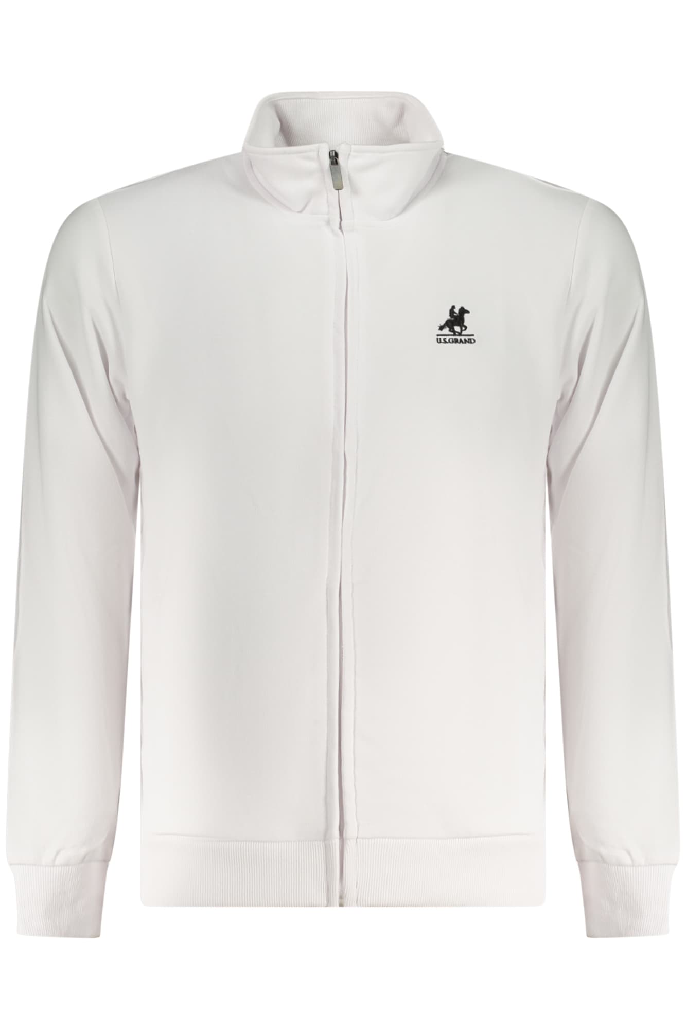 U.S. GRAND FELPA CON ZIP UOMO BIANCO - Immagine 1
