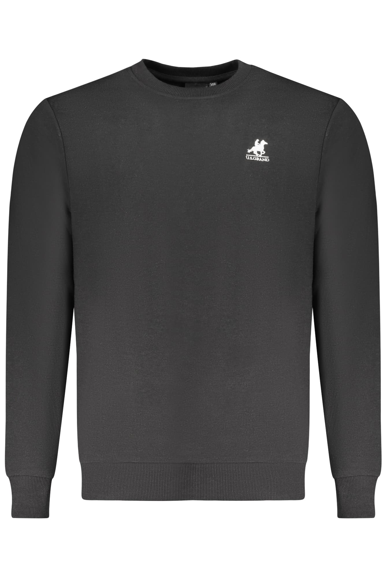 U.S. GRAND FELPA SENZA ZIP UOMO NERO - Immagine 1