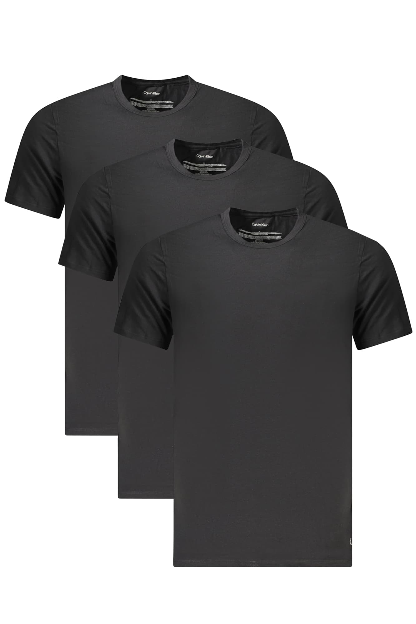 CALVIN KLEIN T-SHIRT MANICHE CORTE UOMO NERO - Immagine principale
