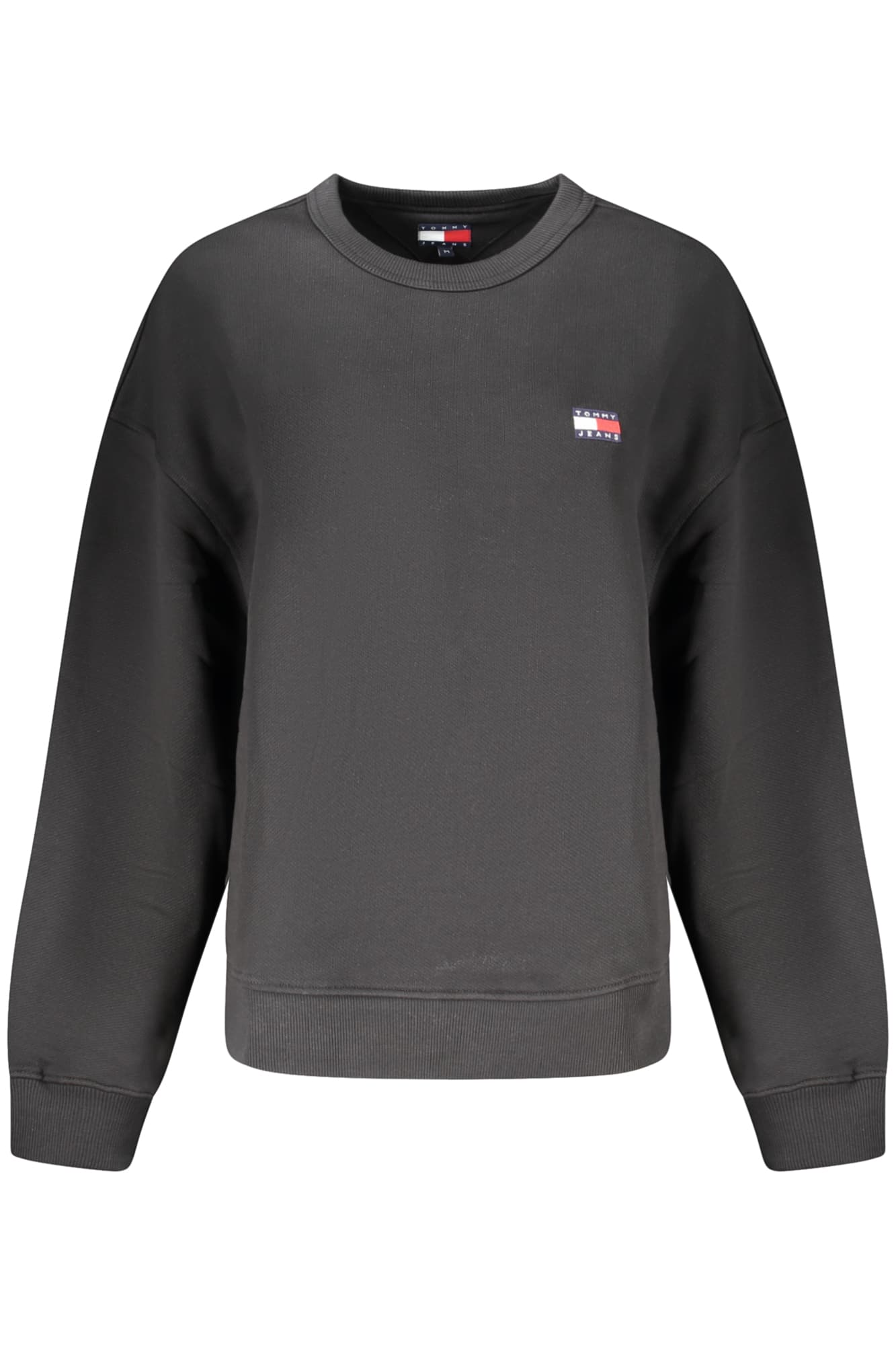 TOMMY HILFIGER FELPA SENZA ZIP DONNA NERO - Immagine principale