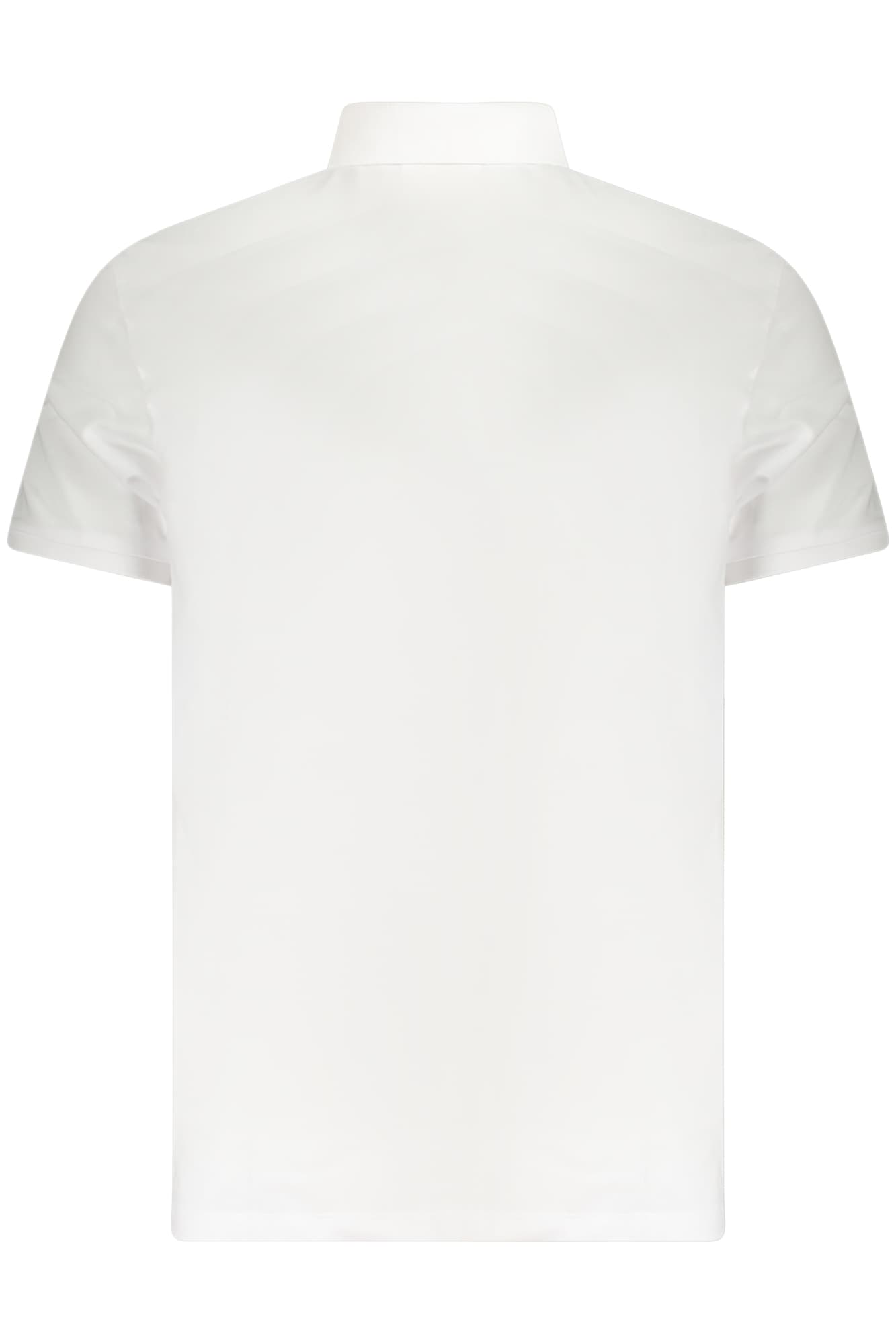 CALVIN KLEIN POLO MANICHE CORTE UOMO BIANCO - Miniatura 2