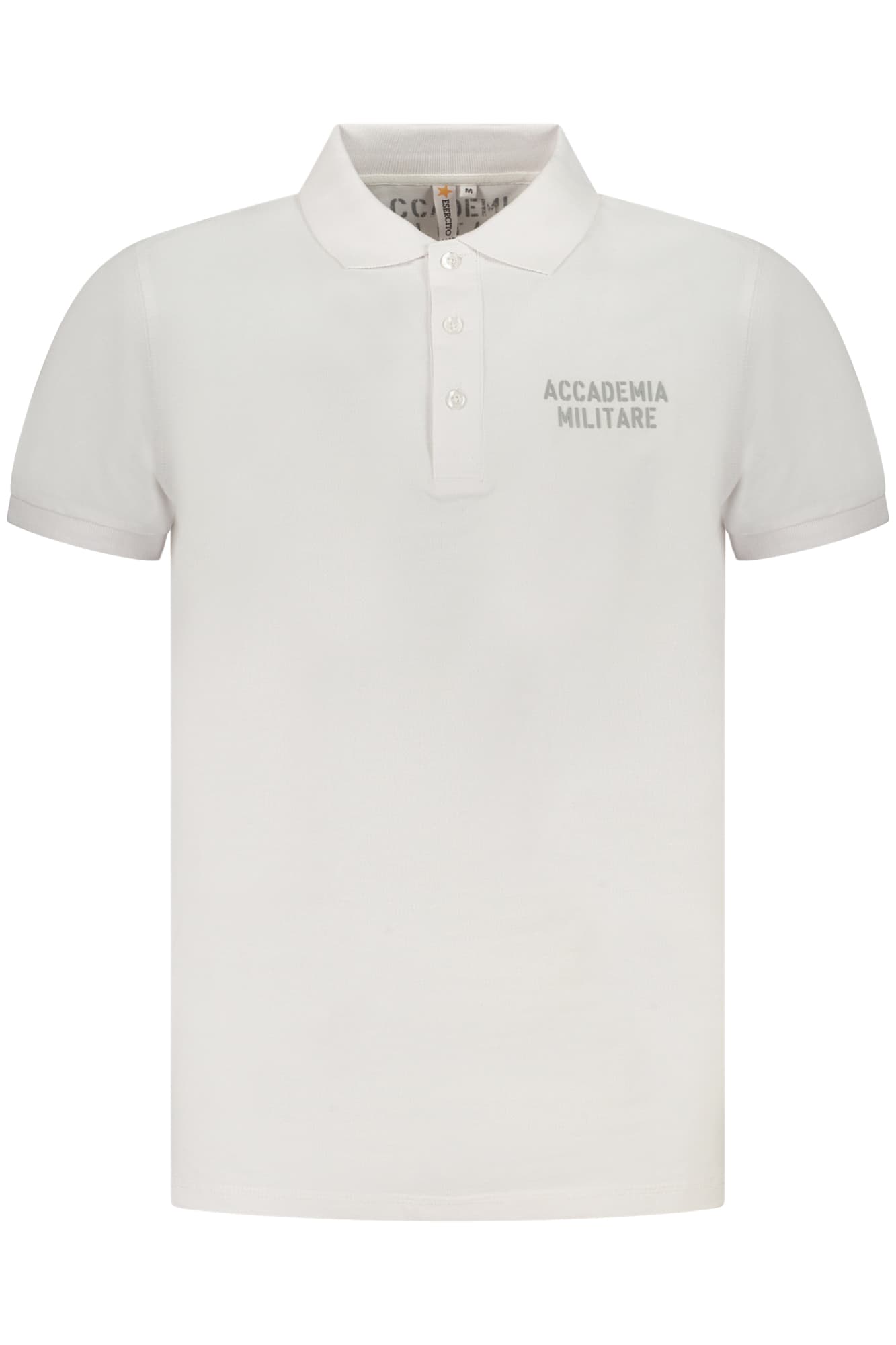 ACCADEMIA MILITARE POLO MANICHE CORTE UOMO BIANCO - Immagine 1