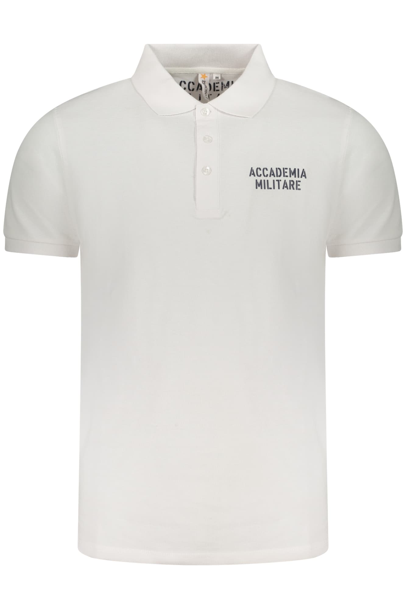 ACCADEMIA MILITARE POLO MANICHE CORTE UOMO BIANCO - Immagine 1