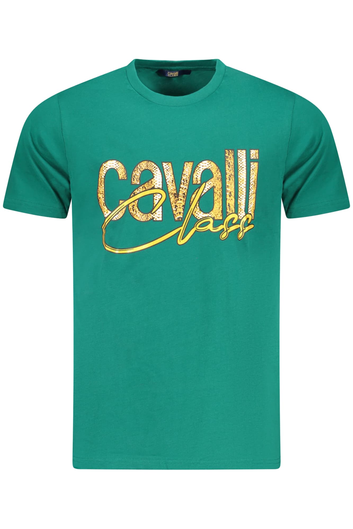 CAVALLI CLASS T-SHIRT MANICHE CORTE UOMO VERDE - Immagine principale