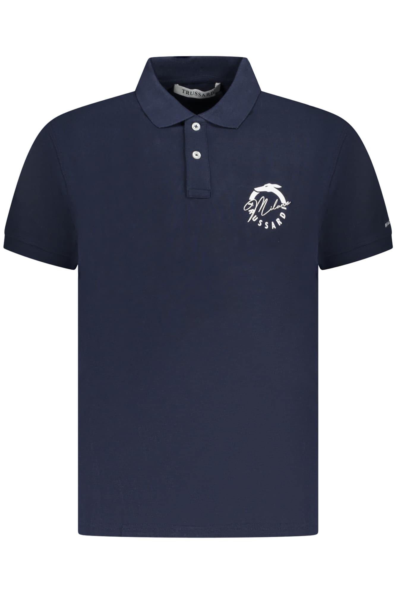TRUSSARDI POLO MANICHE CORTE UOMO BLU - Immagine 1