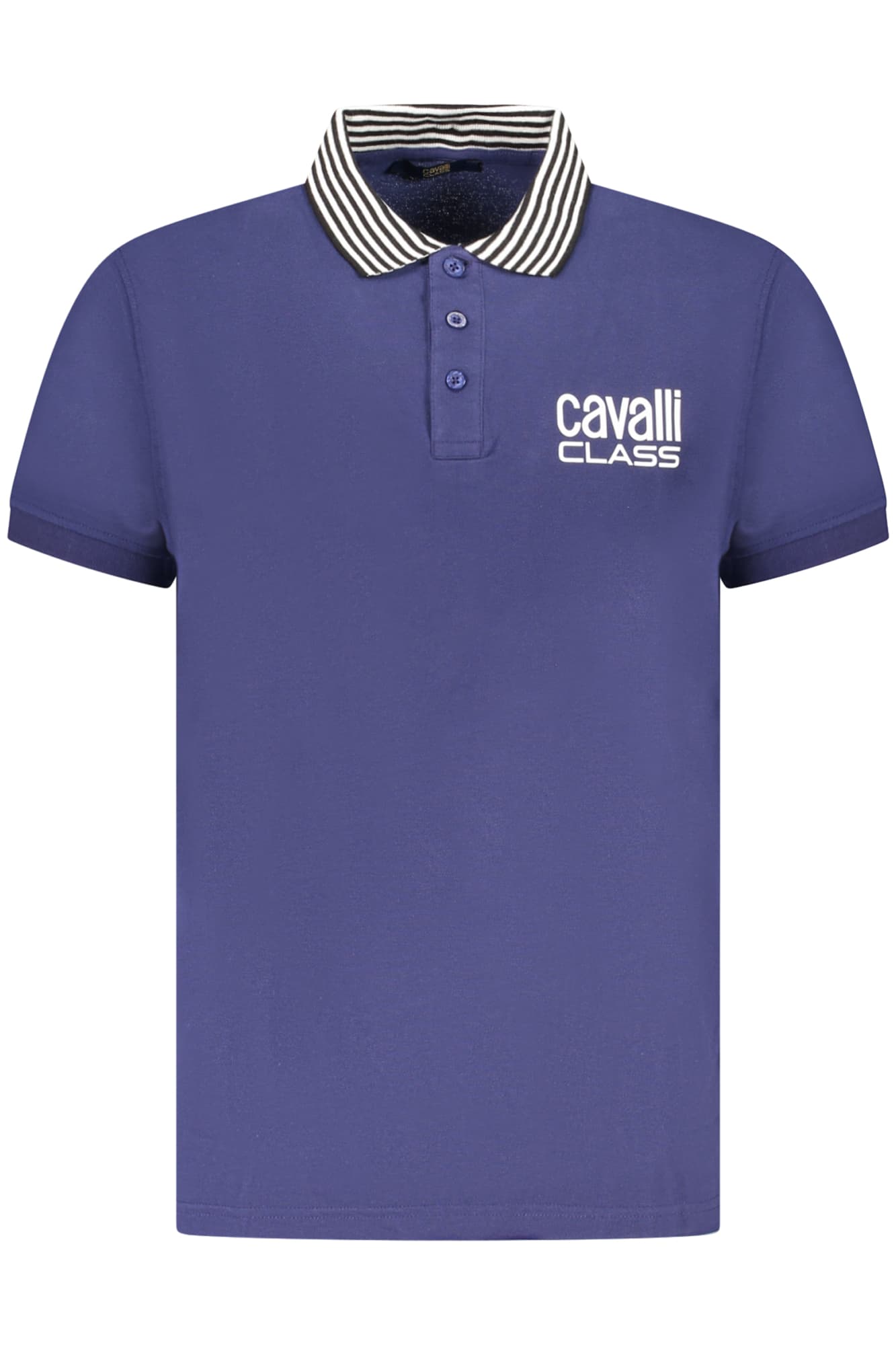CAVALLI CLASS POLO MANICHE CORTE UOMO BLU - Immagine 1
