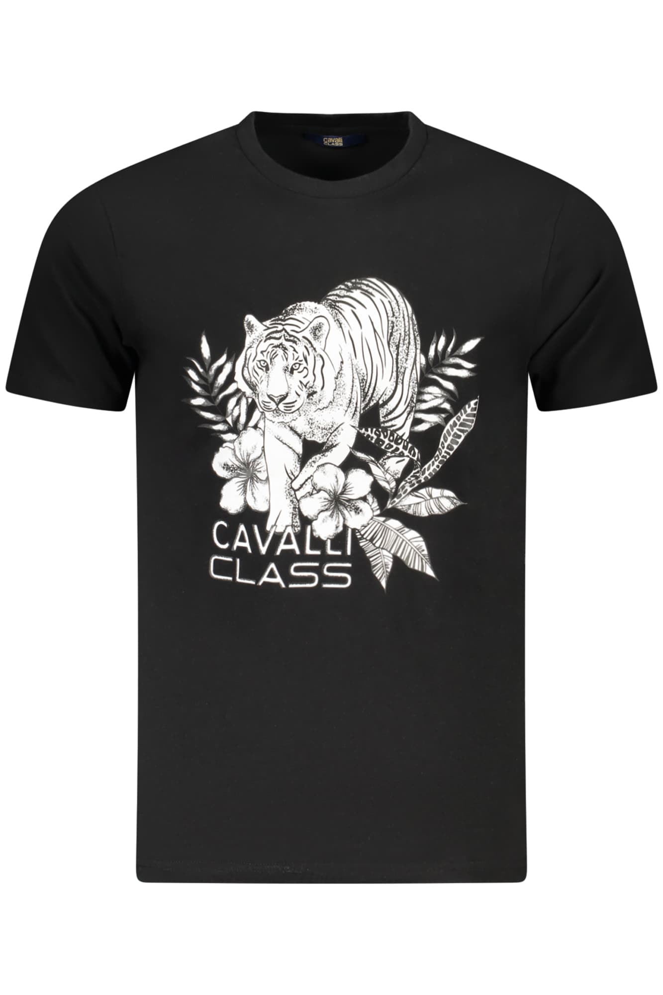 CAVALLI CLASS T-SHIRT MANICHE CORTE UOMO NERO - Immagine principale